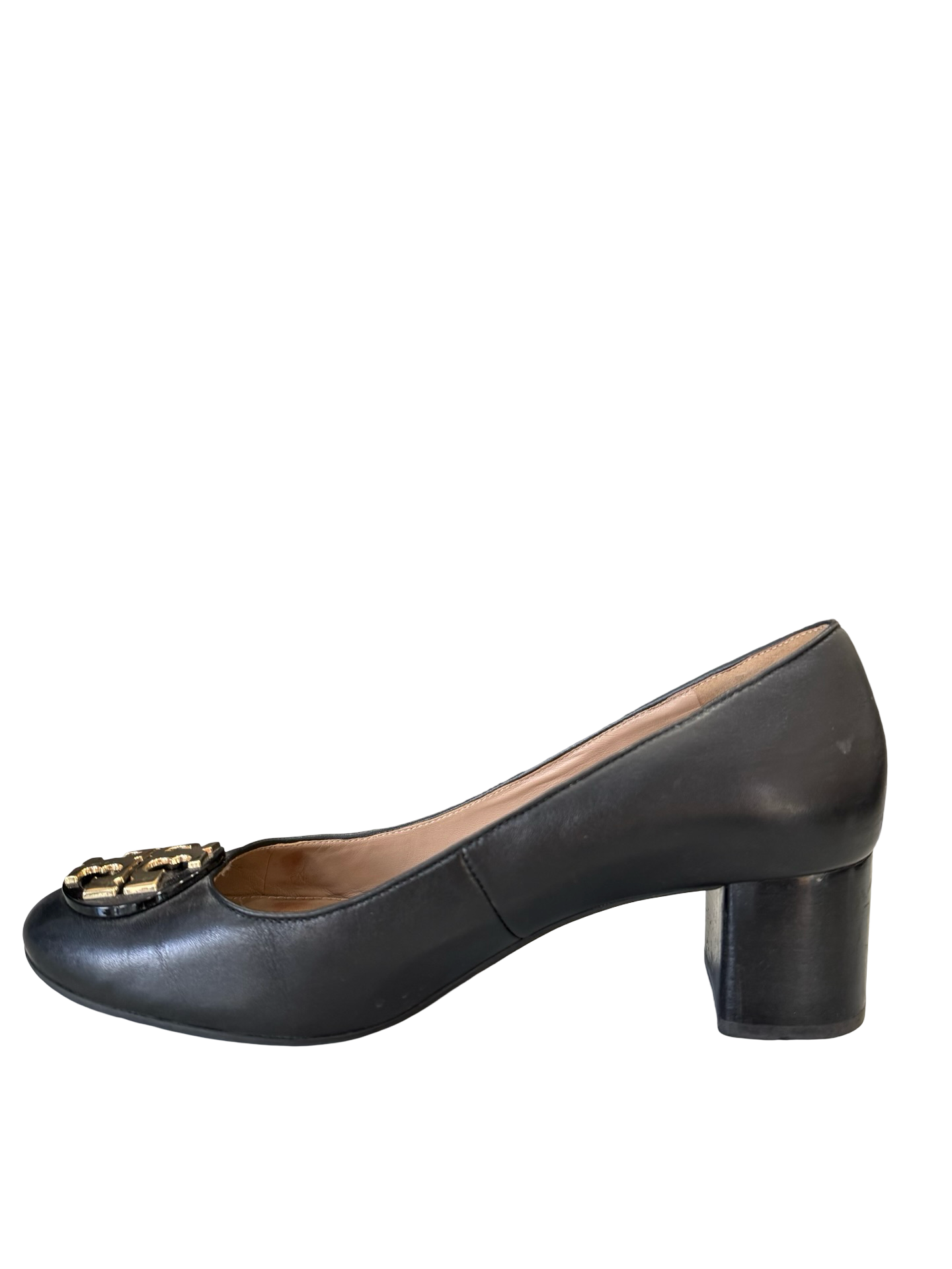 Tory Burch Black Leather Pump 9 thumbnail 3