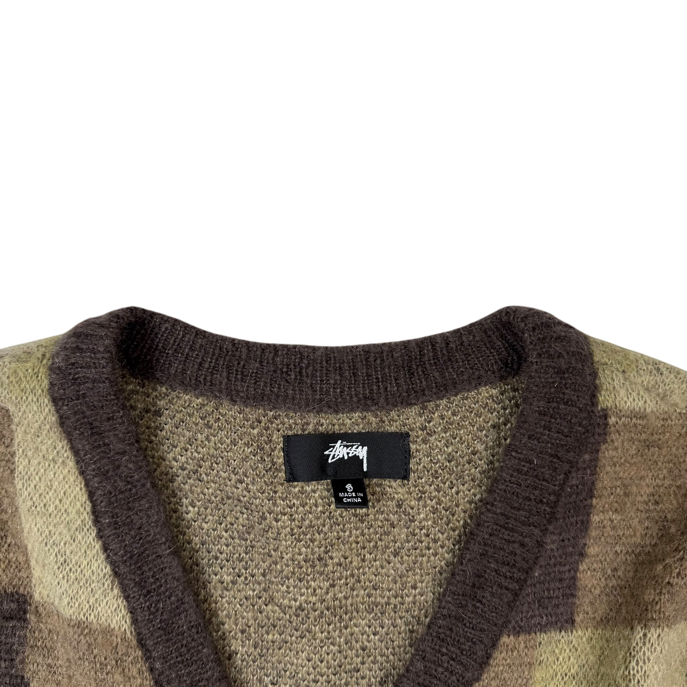 Stussy AW21 Wobbly Check Knit Vest (Size S) thumbnail 3