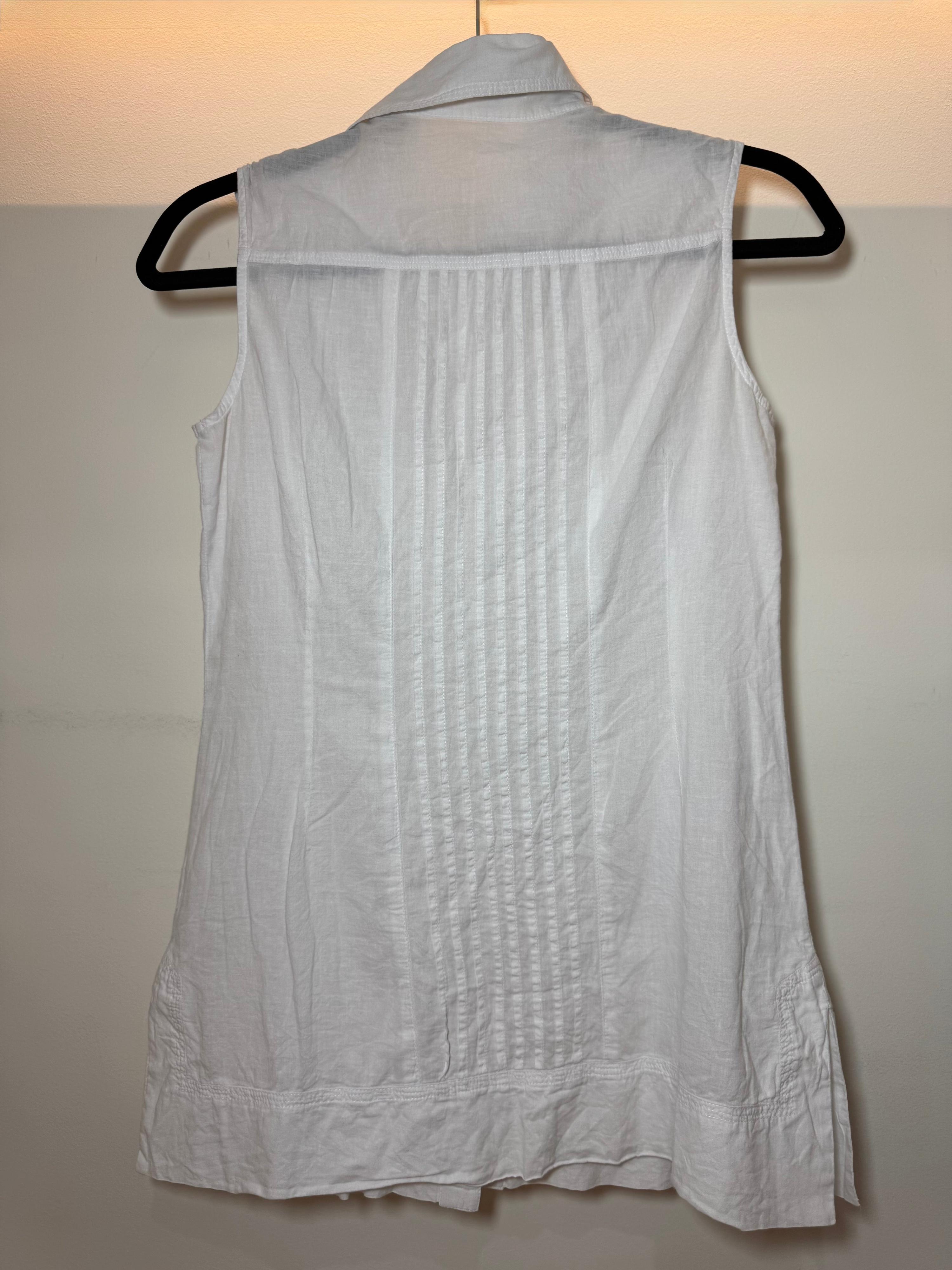 Link White Sleeveless Top - size XS thumbnail 6