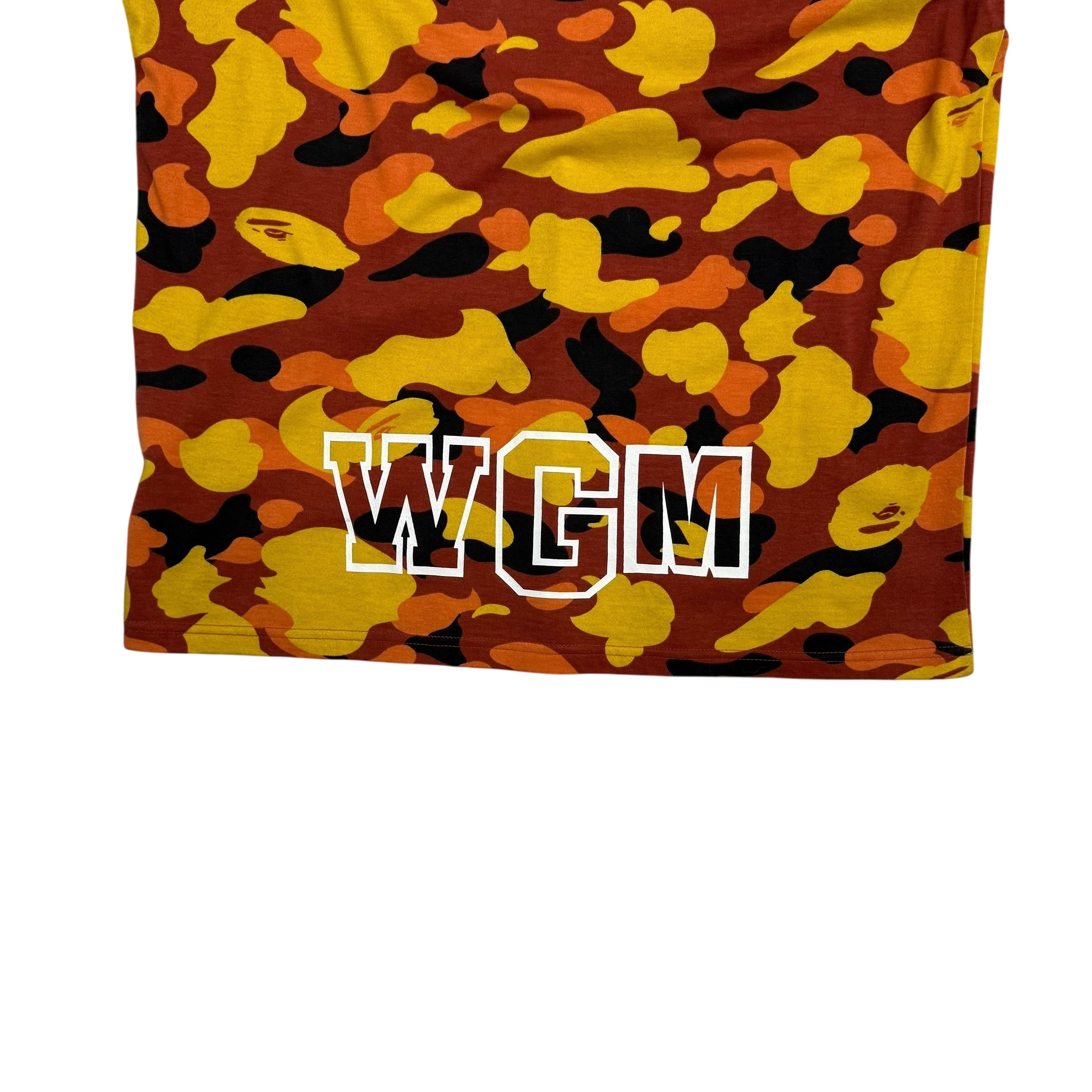 BAPE (A Bathing Ape) 1st Camo Shark T-shirt Orange (Fits M-L) thumbnail 7