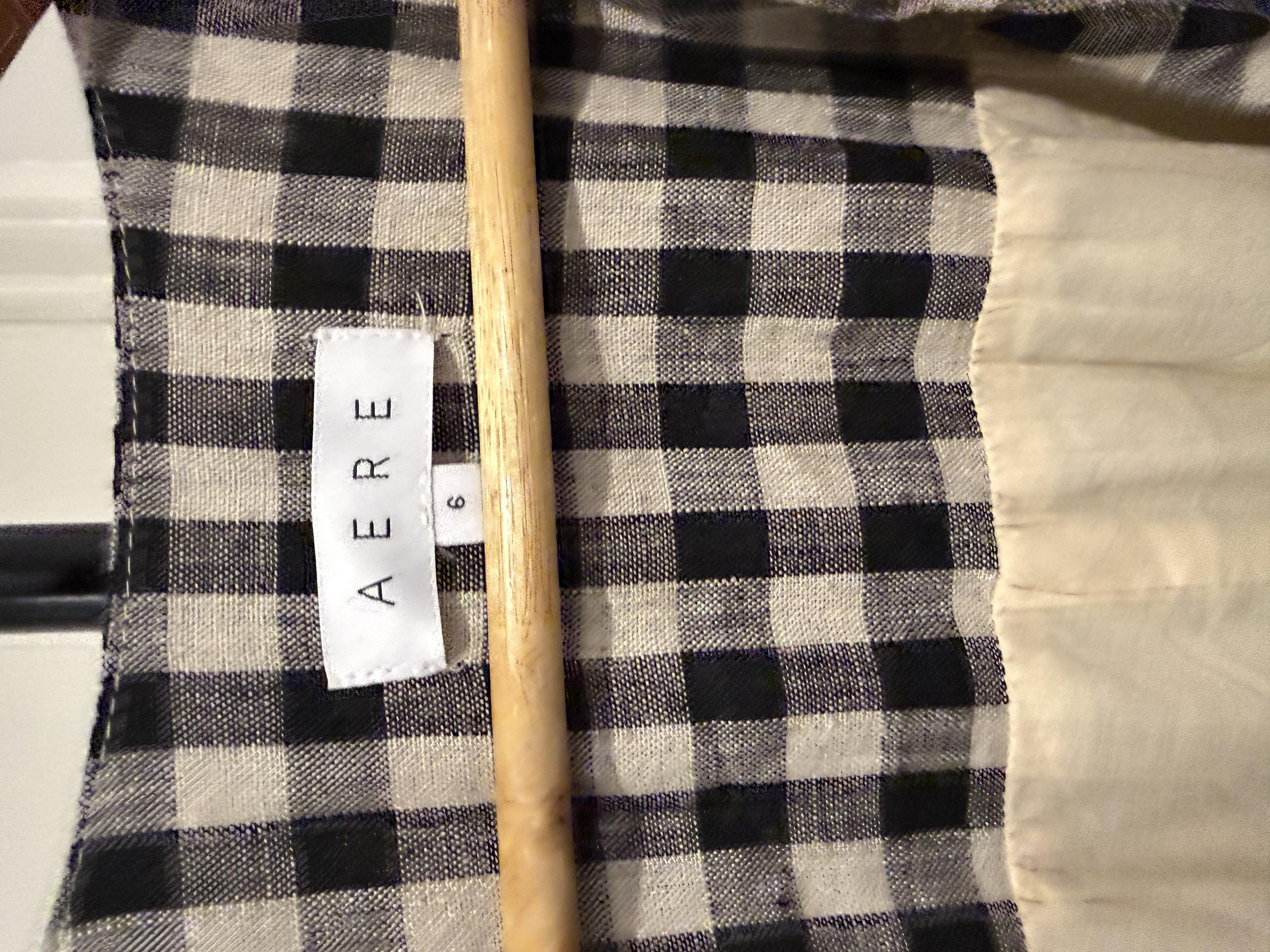 Aere Black & White Wrap Dress 6 thumbnail 2