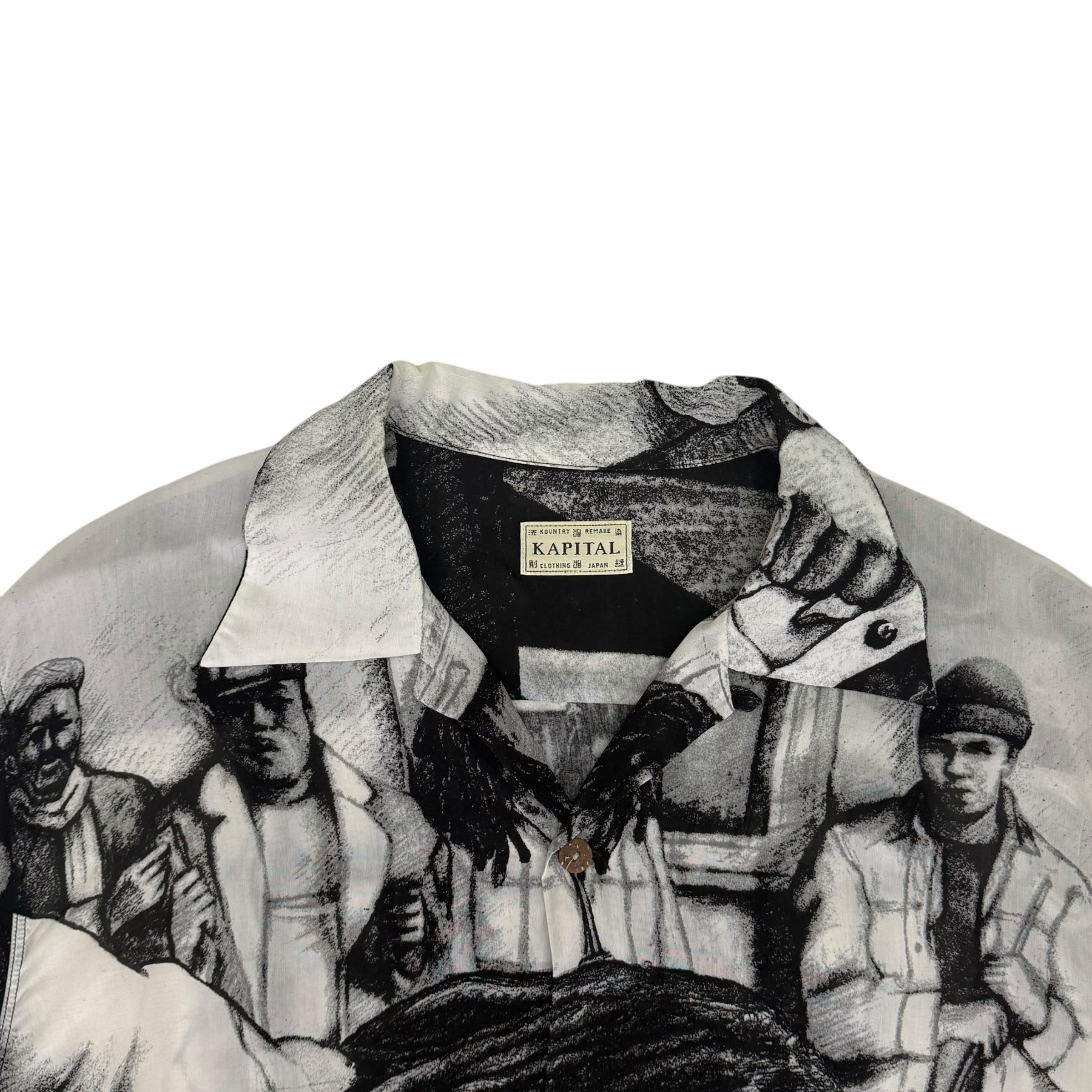Kapital SS19 Bob Marley Camp-Collar Printed Rayon SS Shirt (Size 4) thumbnail 2
