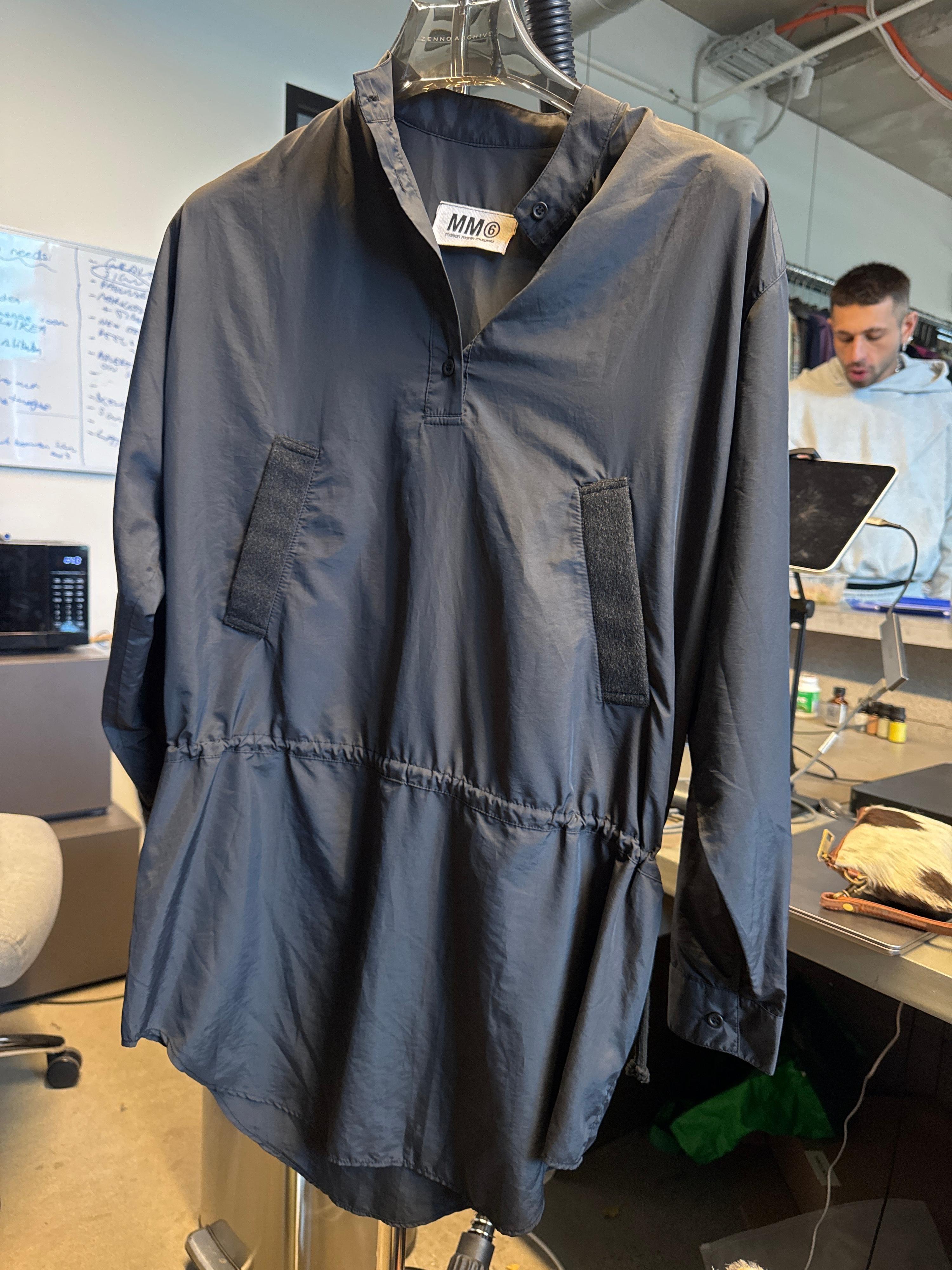 MM6 Maison Margiela Toggle Shirt Black (Size EU36)