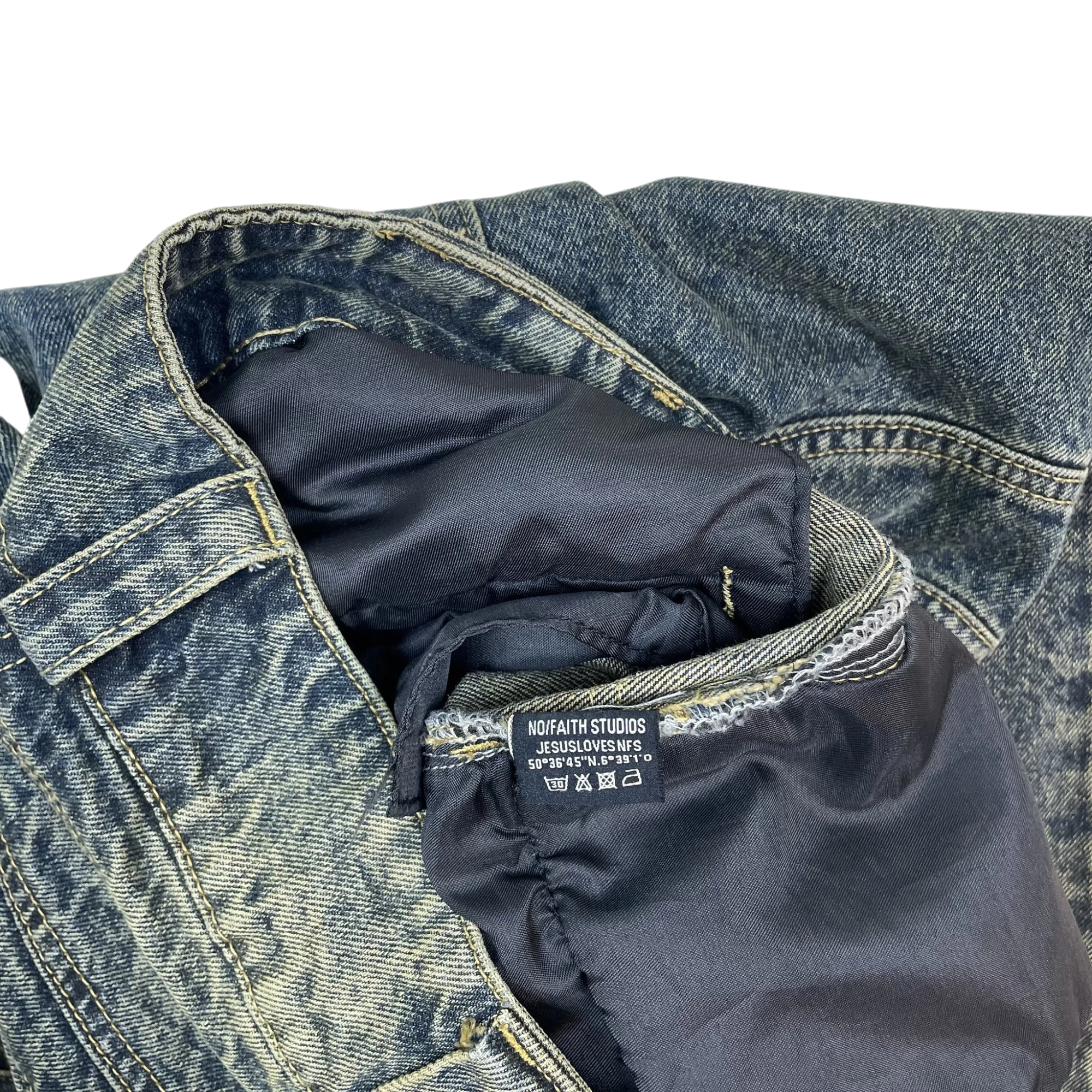 NO/FAITH STUDIOS Heavy Wave Jeans Blue (Size L) thumbnail 3