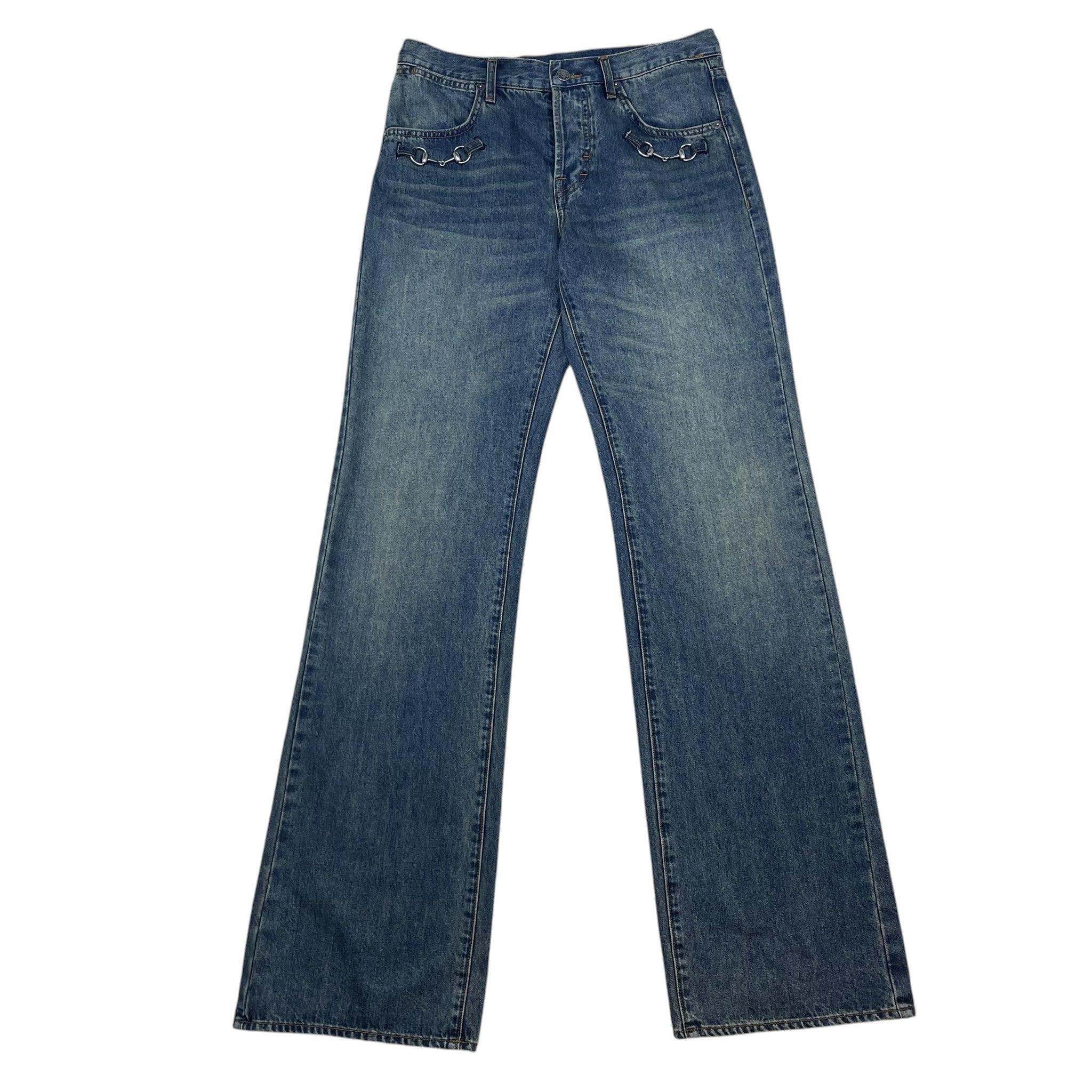 Gucci AW25 Horsebit Jeans Washed Blue (Size 30”)