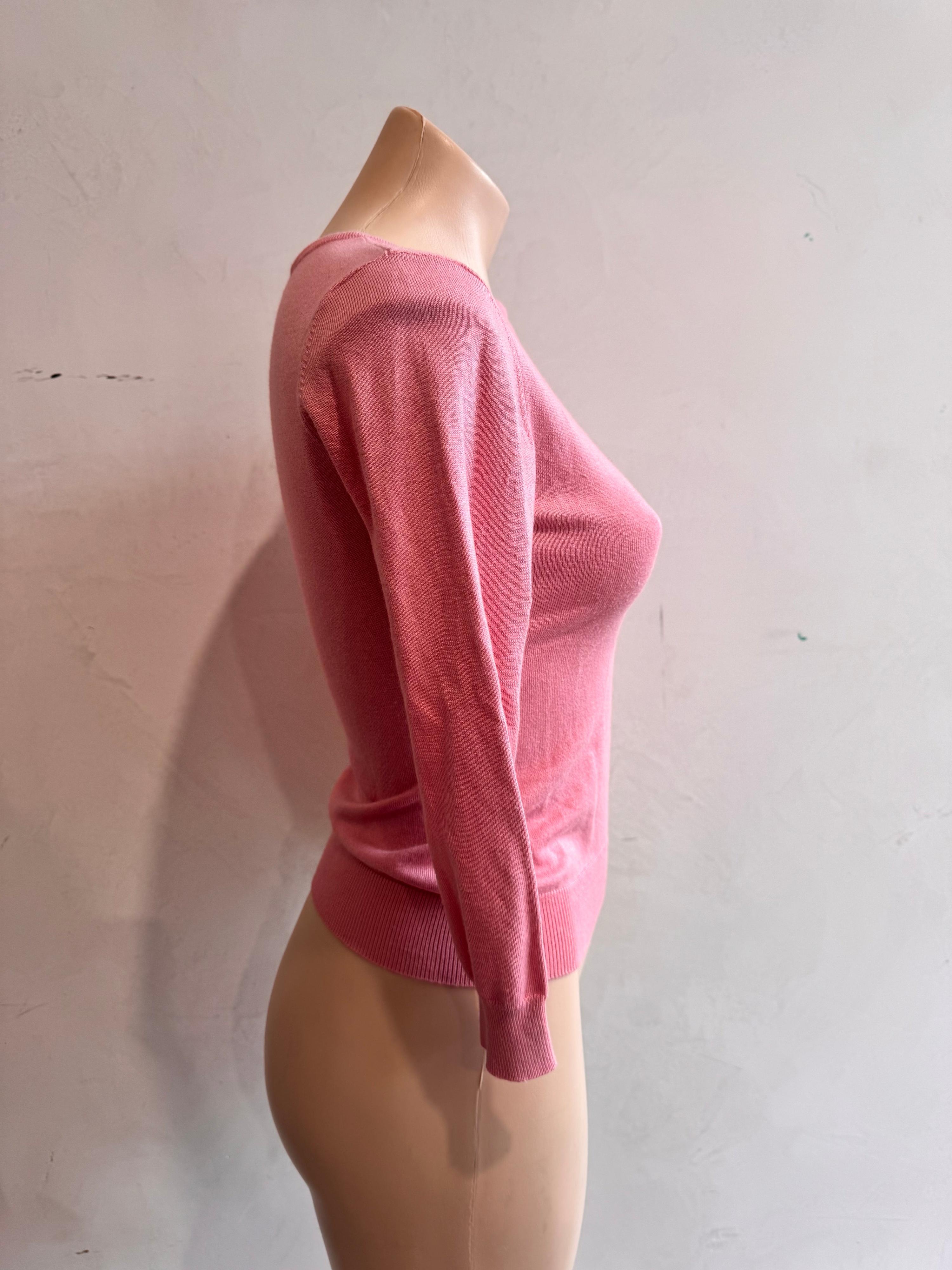 Wheels & DollBaby pink knit top - size 8 thumbnail 4