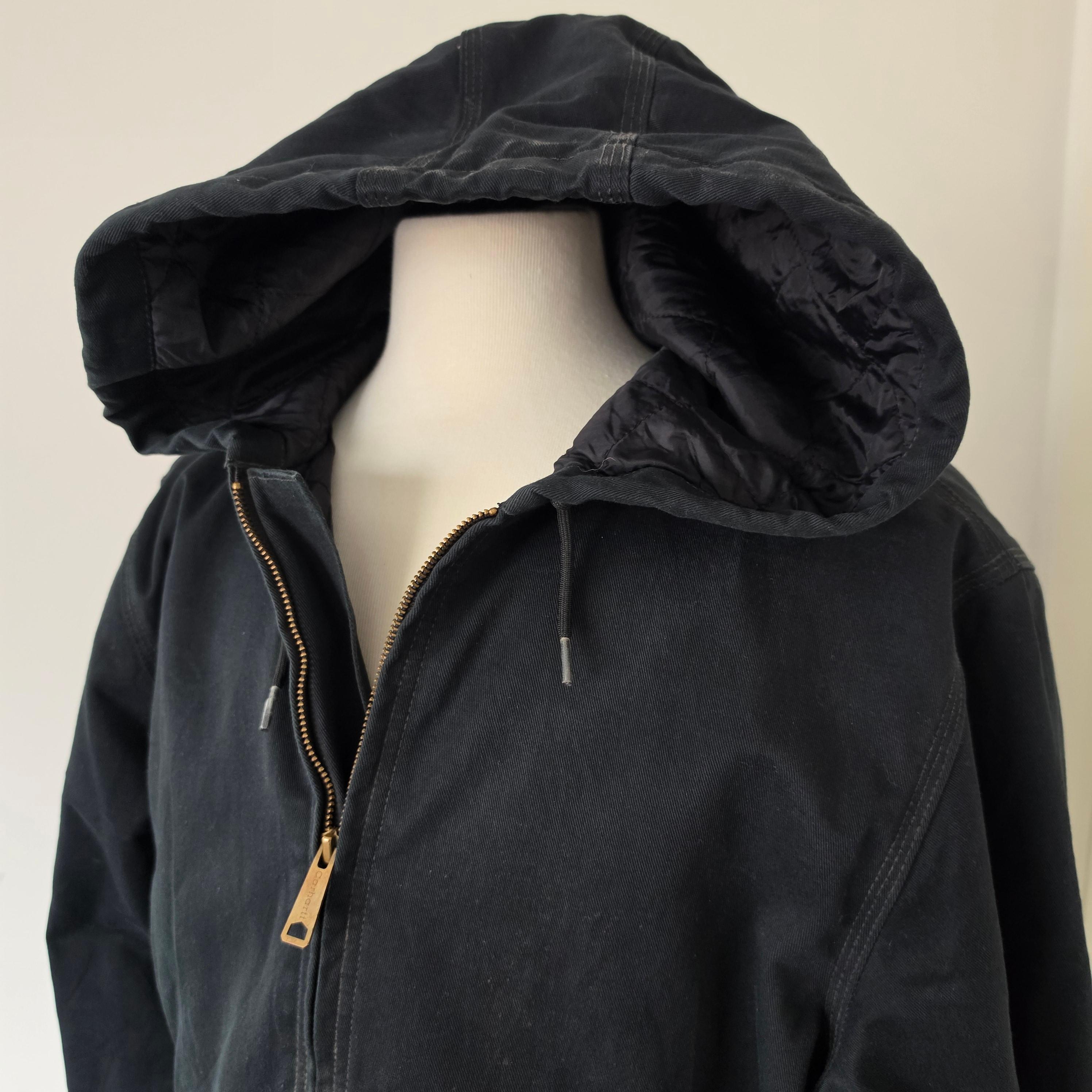 Carhartt Black Hooded Work Jacket (Size L) thumbnail 6