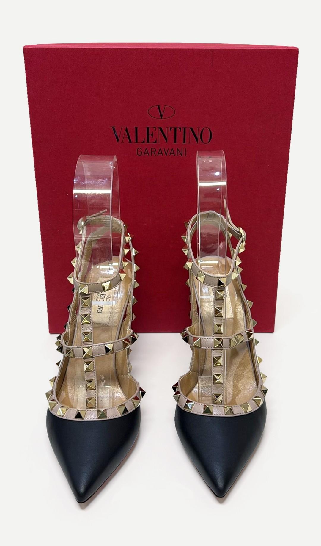 Valentino Garavani Black Nude Pumps 37 thumbnail 3