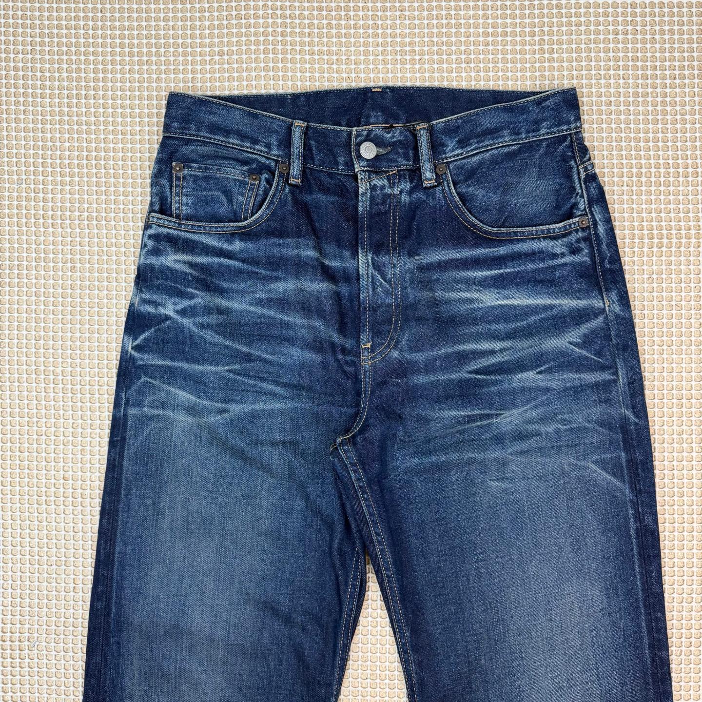 Acne Studios Whiskered Blue Denim Jeans (Size 30) thumbnail 2