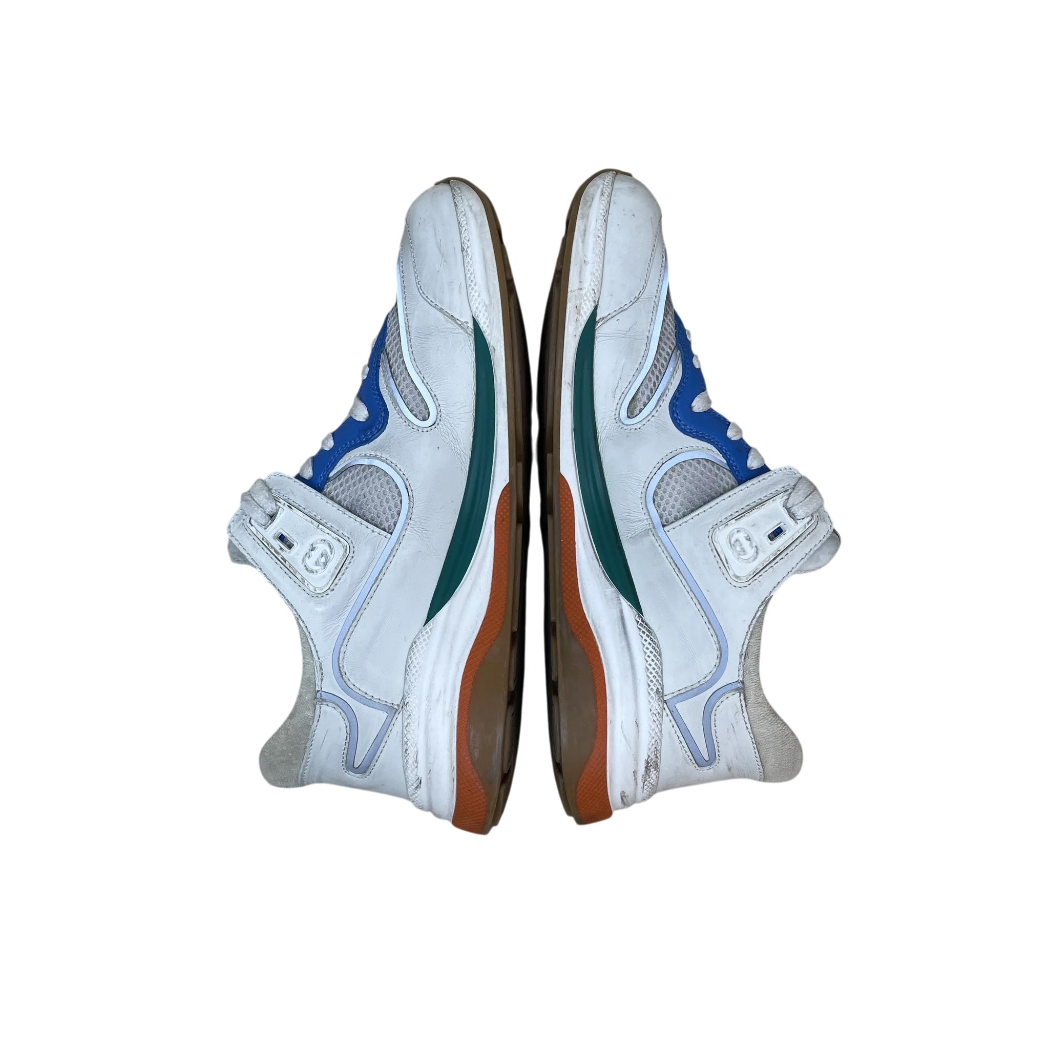 Gucci Ultrapace Sneakers White/Blue/Green (Size US7/EU40-40.5) thumbnail 4
