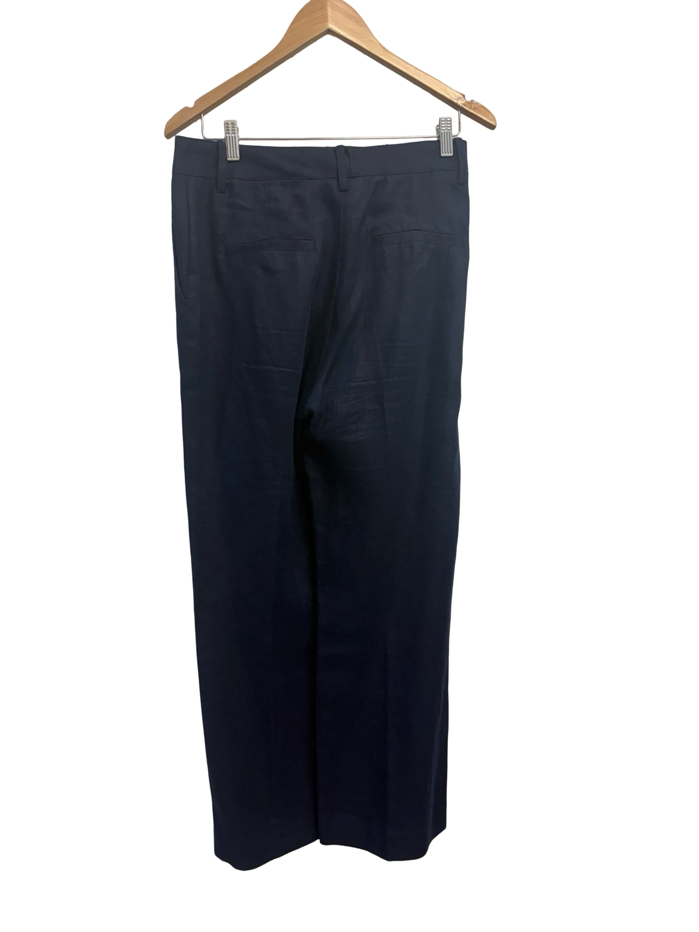 Witchery Navy Linen Pant 8 thumbnail 2