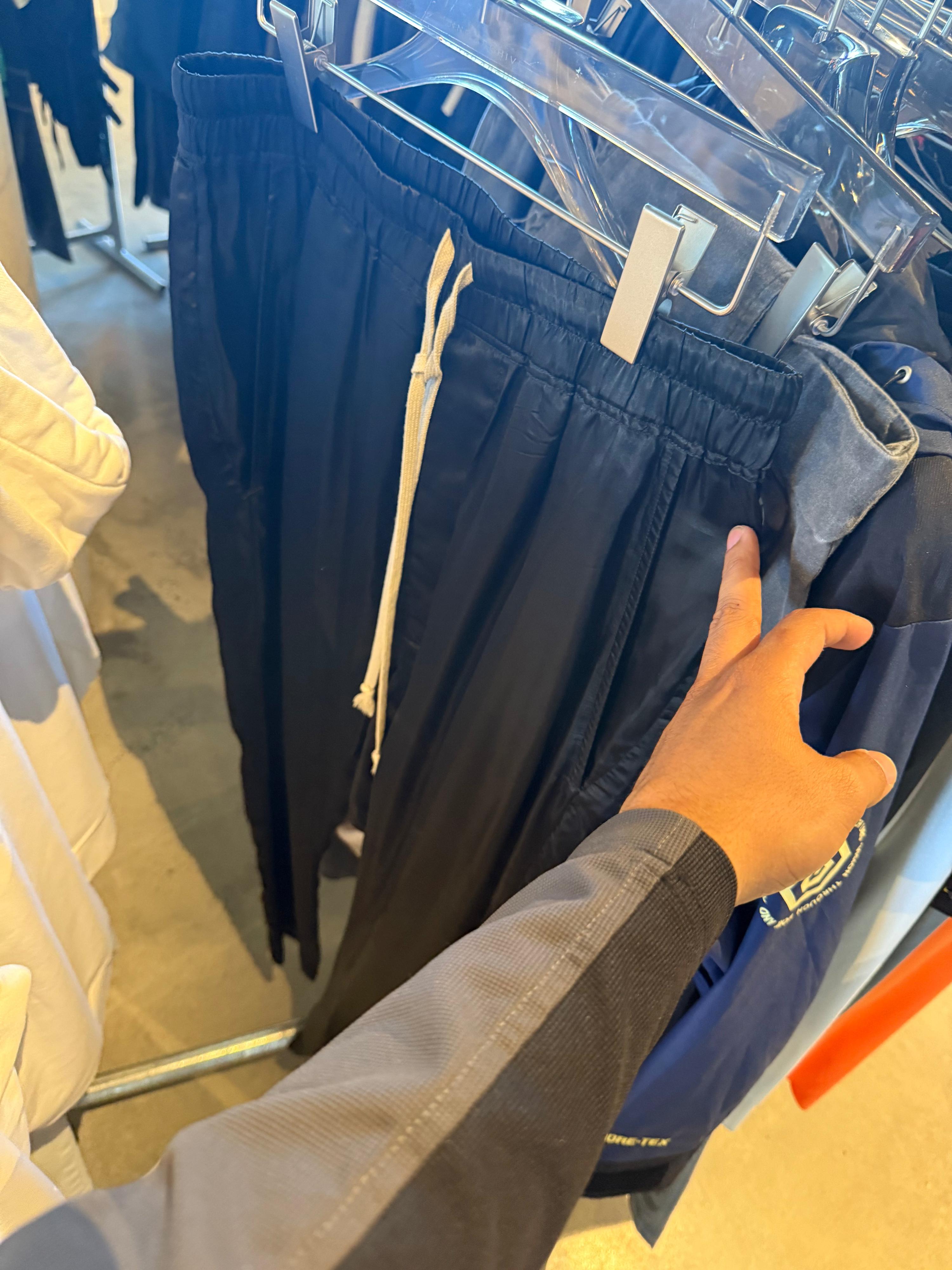 Rick Owens FW21 Gethesmane Drop Croth Pants Black (Size 50/L)