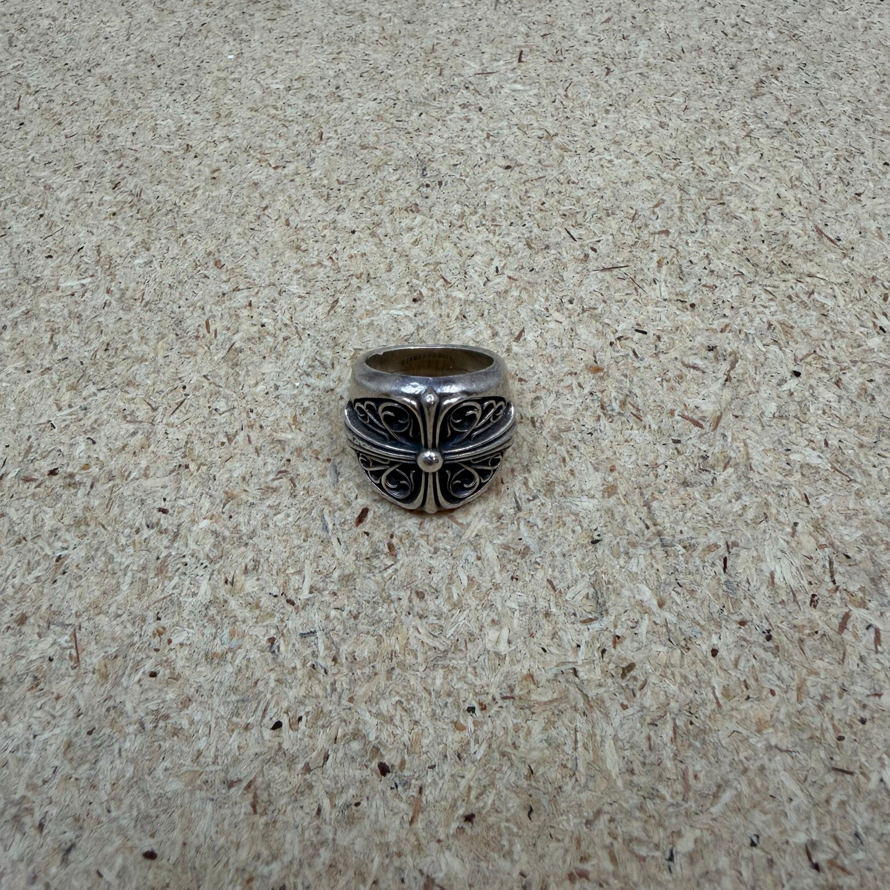 Chrome Hearts Oval Cross Ring (Size US7)