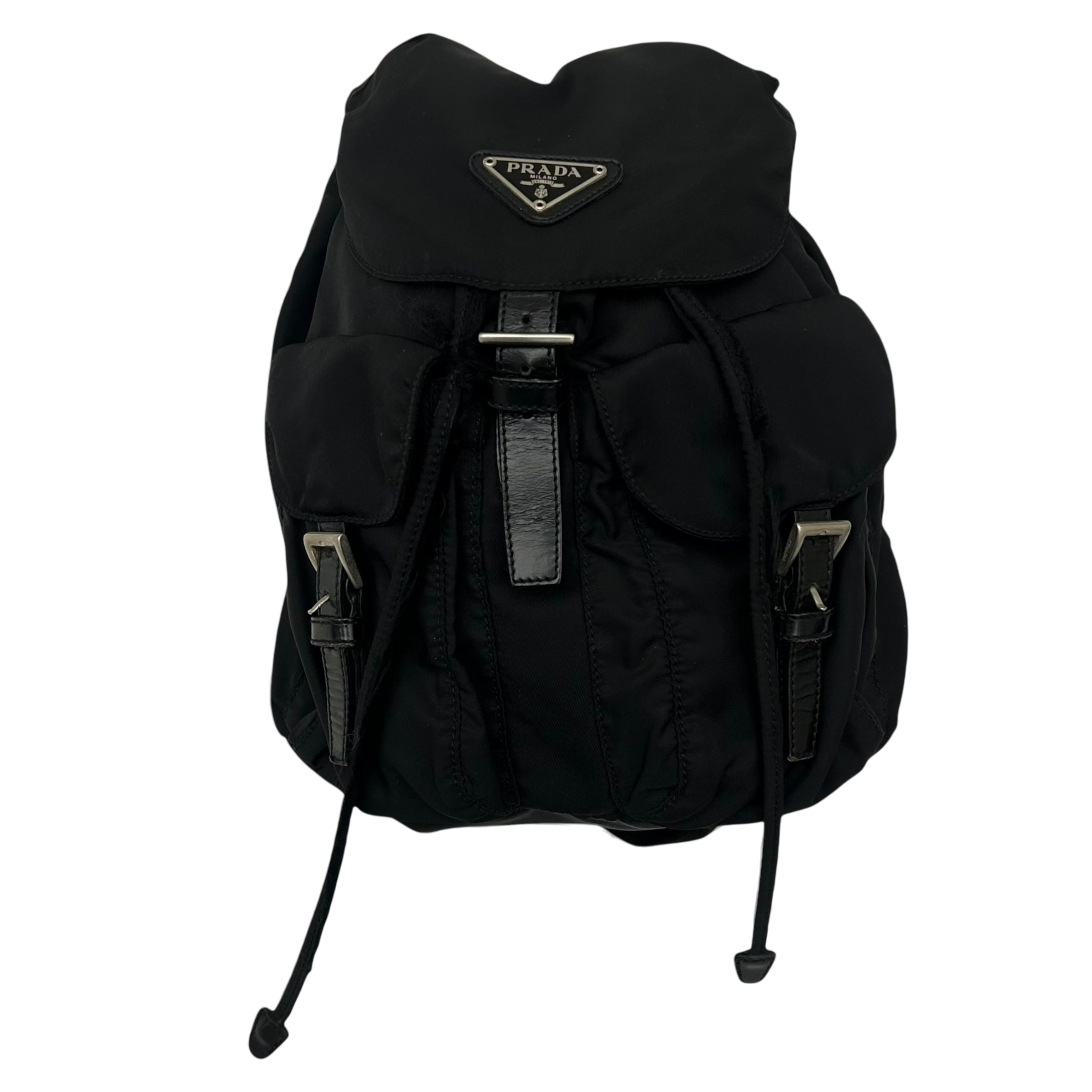 Prada Tessuto Nylon Backpack Black