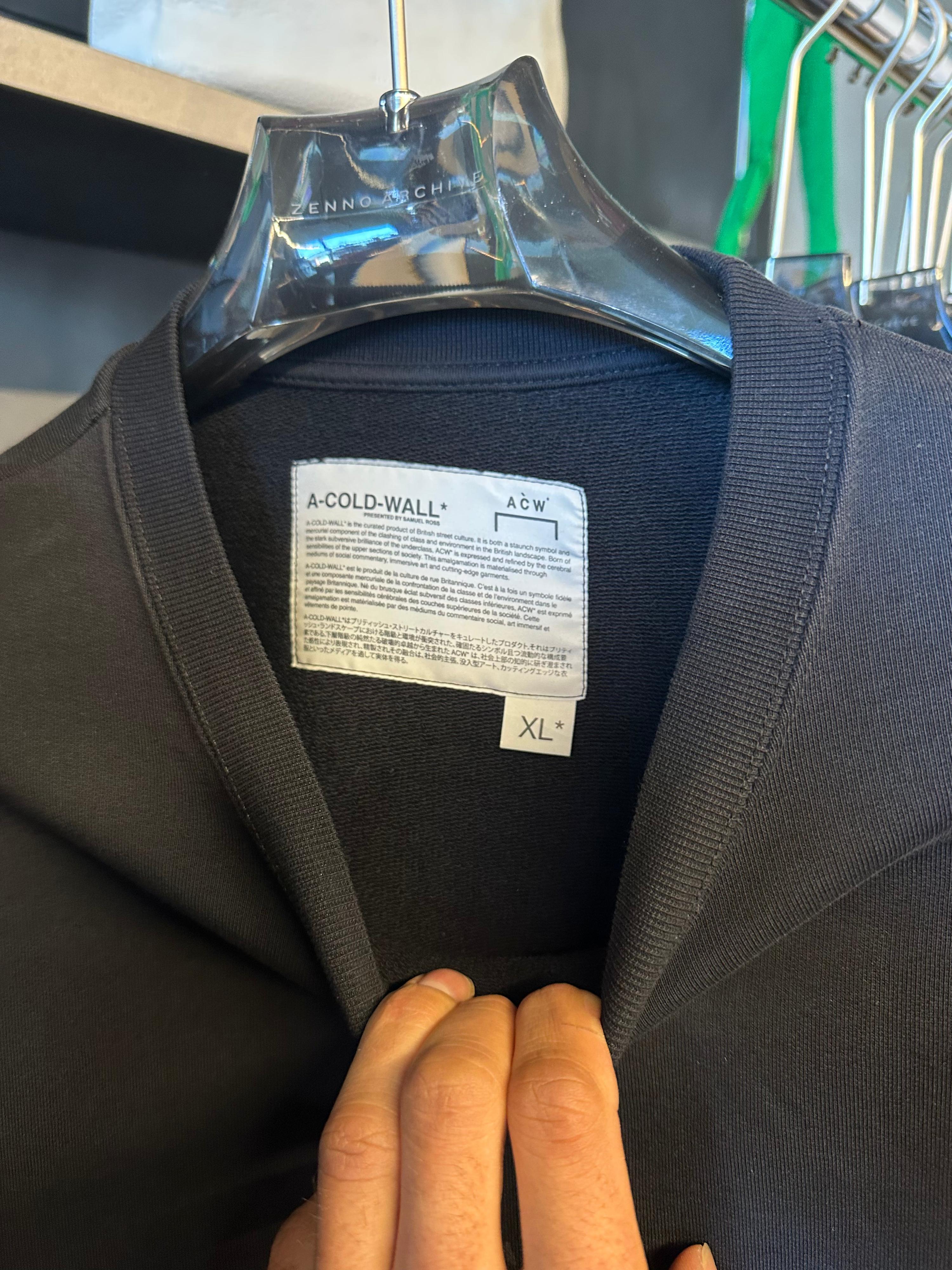 A-COLD-WALL* (ACW) Logo Sweater Black (Size XL) thumbnail 2