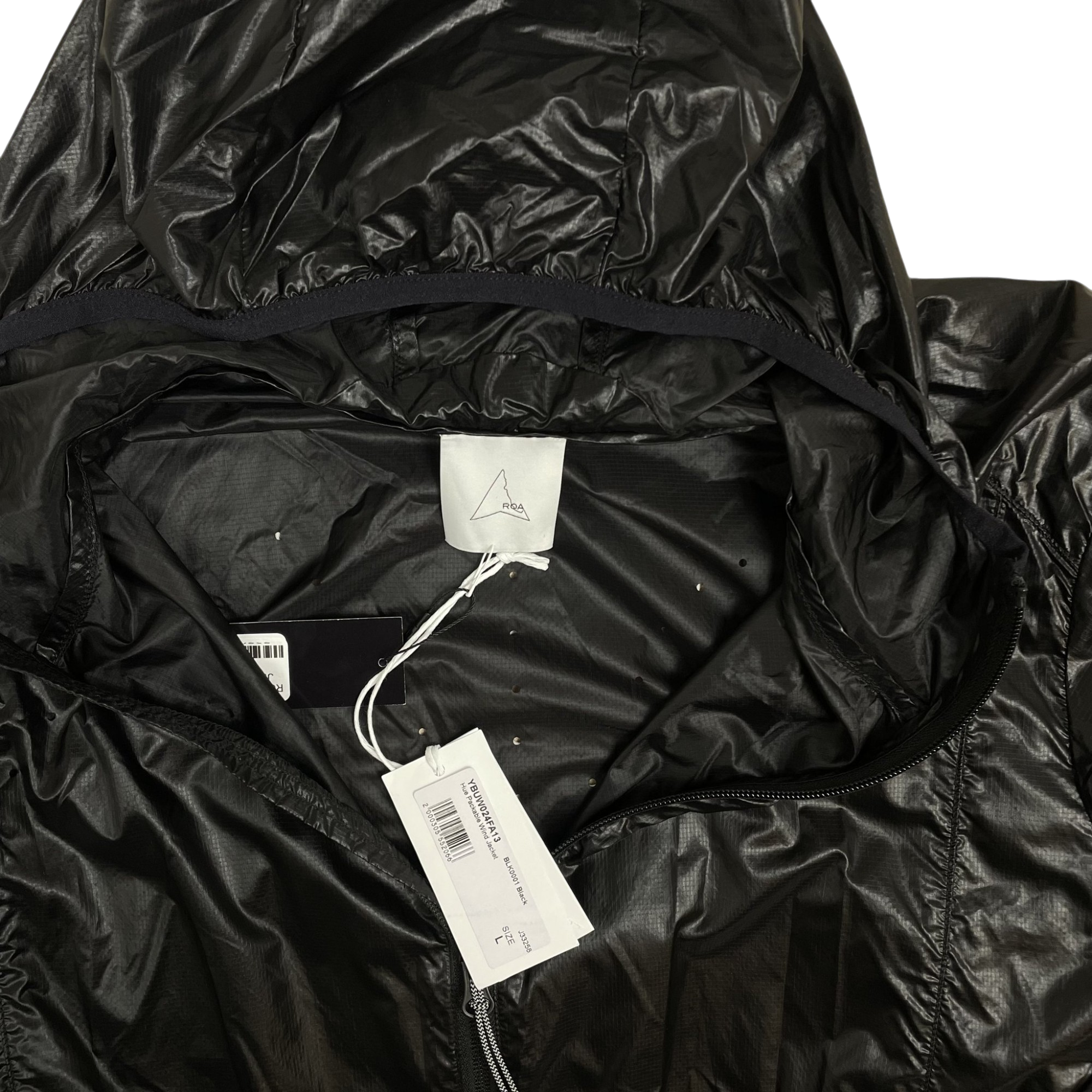 ROA Hue Packable Wind Jacket Black (Size L) thumbnail 5