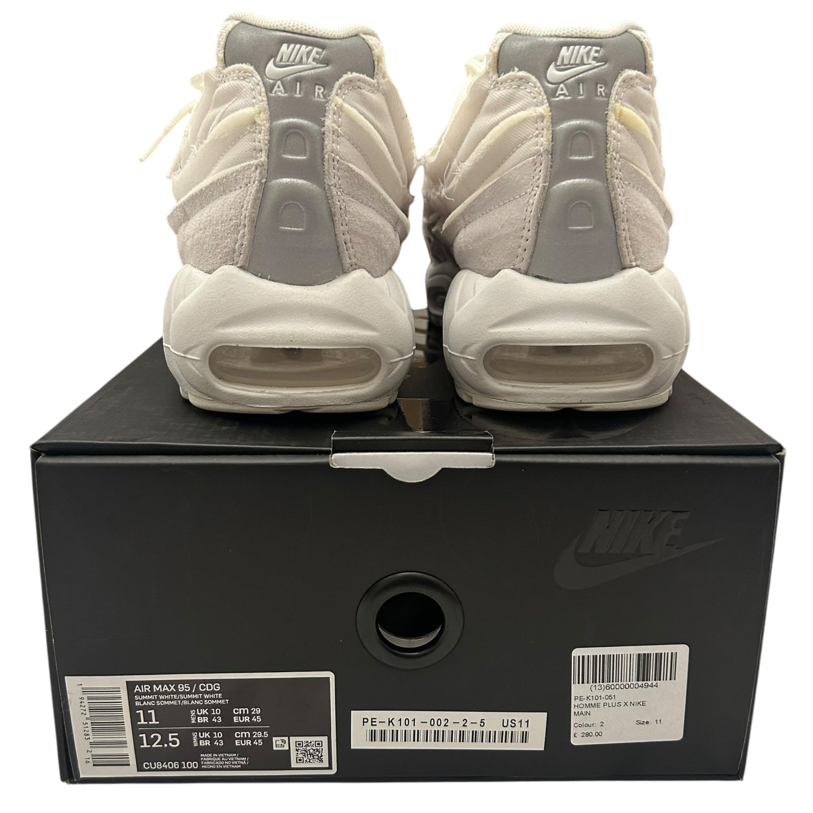Nike x Comme des Garçons Air Max 95 ‘Summit White’ (US11 / UK10) thumbnail 7