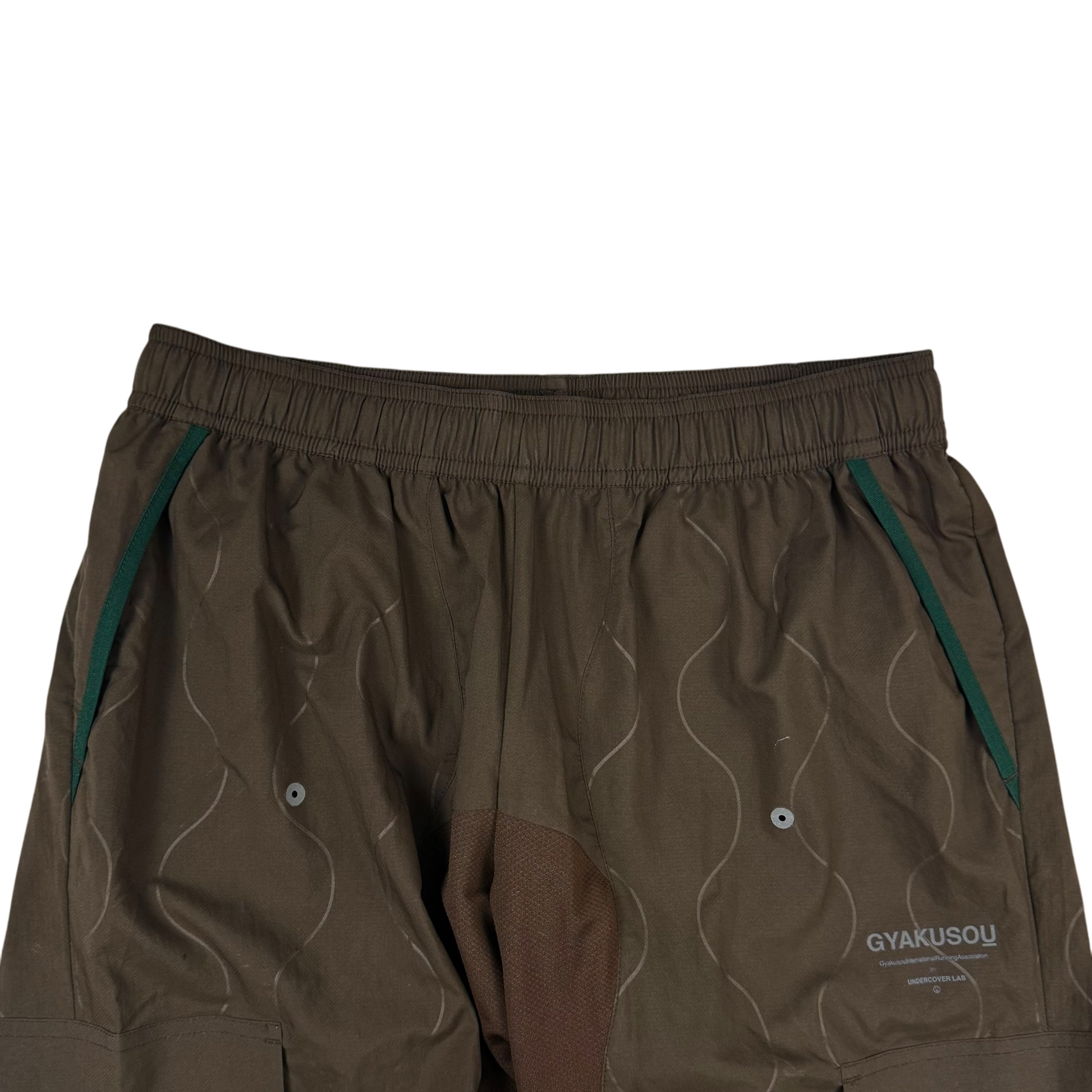 Nike x Undercover Gyakusou AW10 Technical Pants Brown/Green (Fits S-M) thumbnail 2