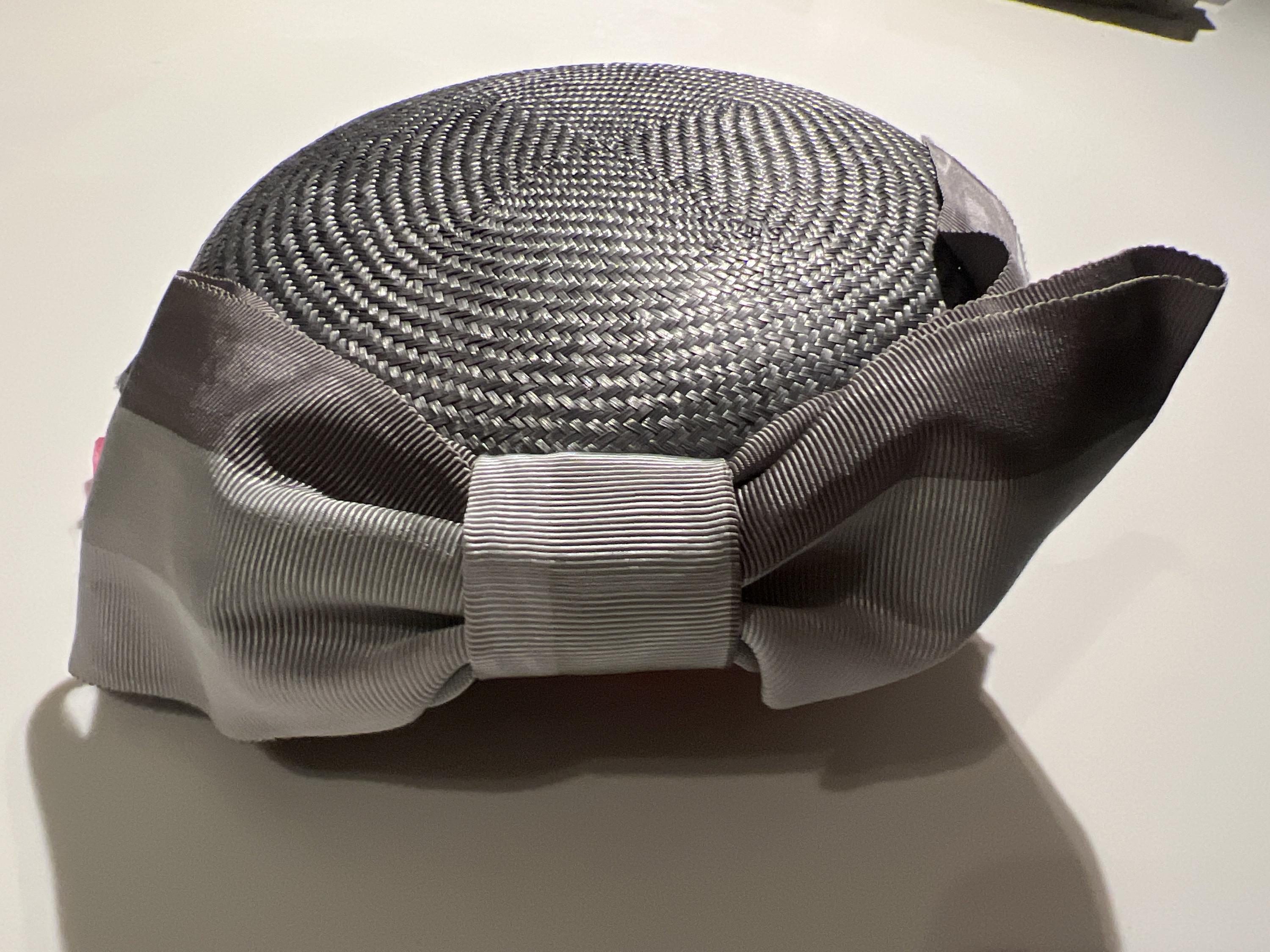 Hats Roc Grey Pillar Box Hat
