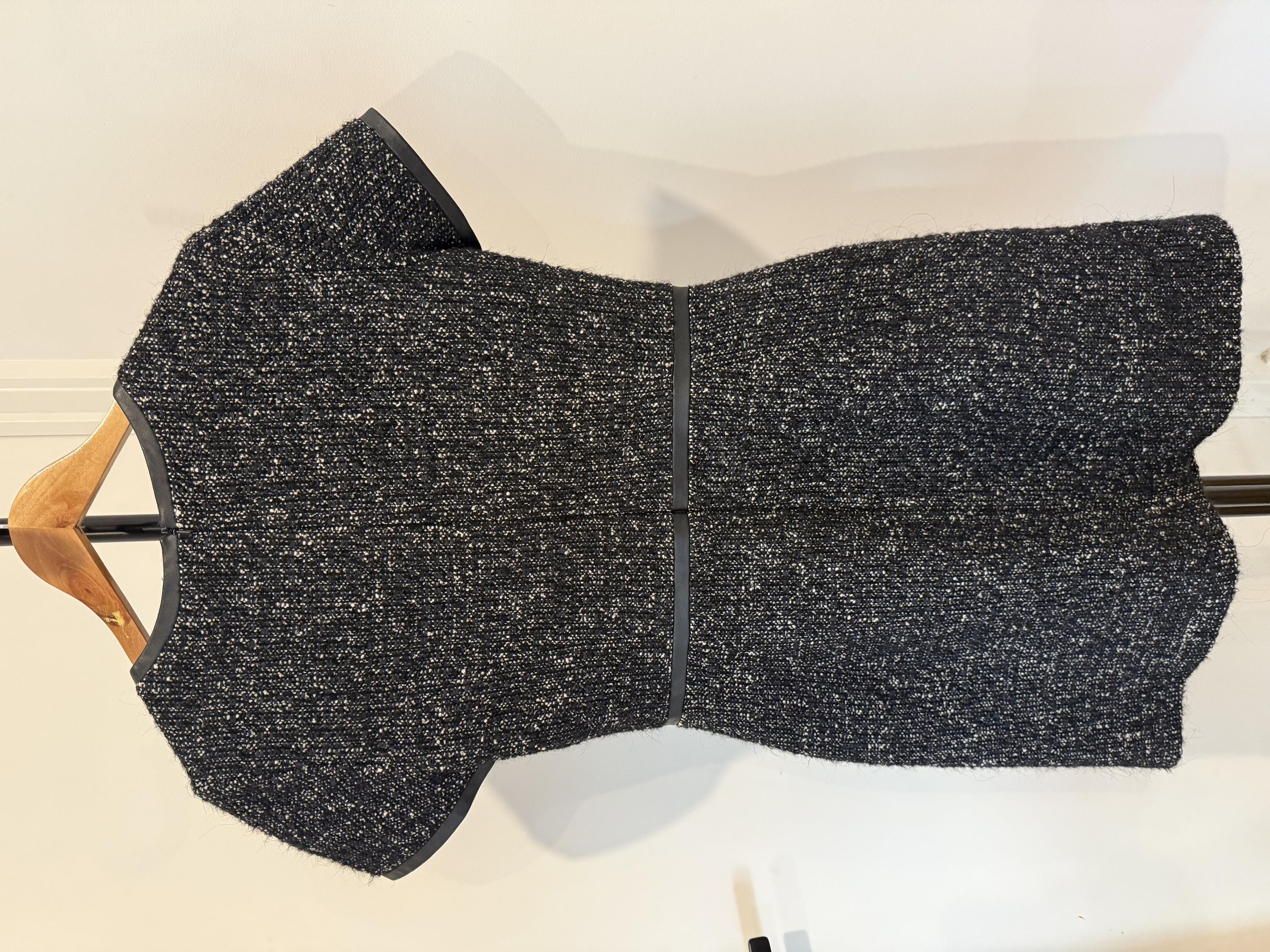 Karen Millen Black & White Tweed Dress 12 thumbnail 2