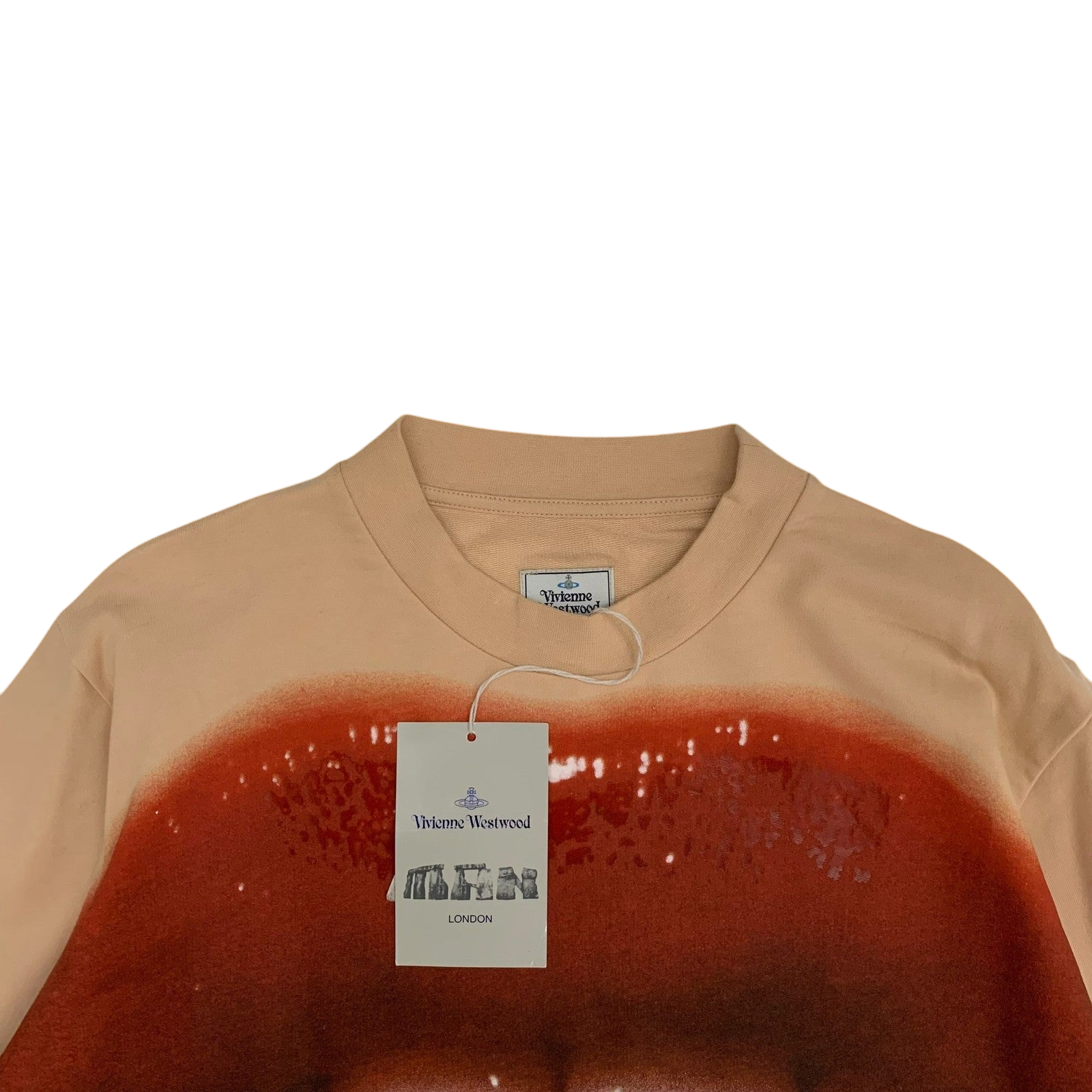 Vivienne Westwood Lip Print Sweatshirt Nude (Fits M-L) thumbnail 2