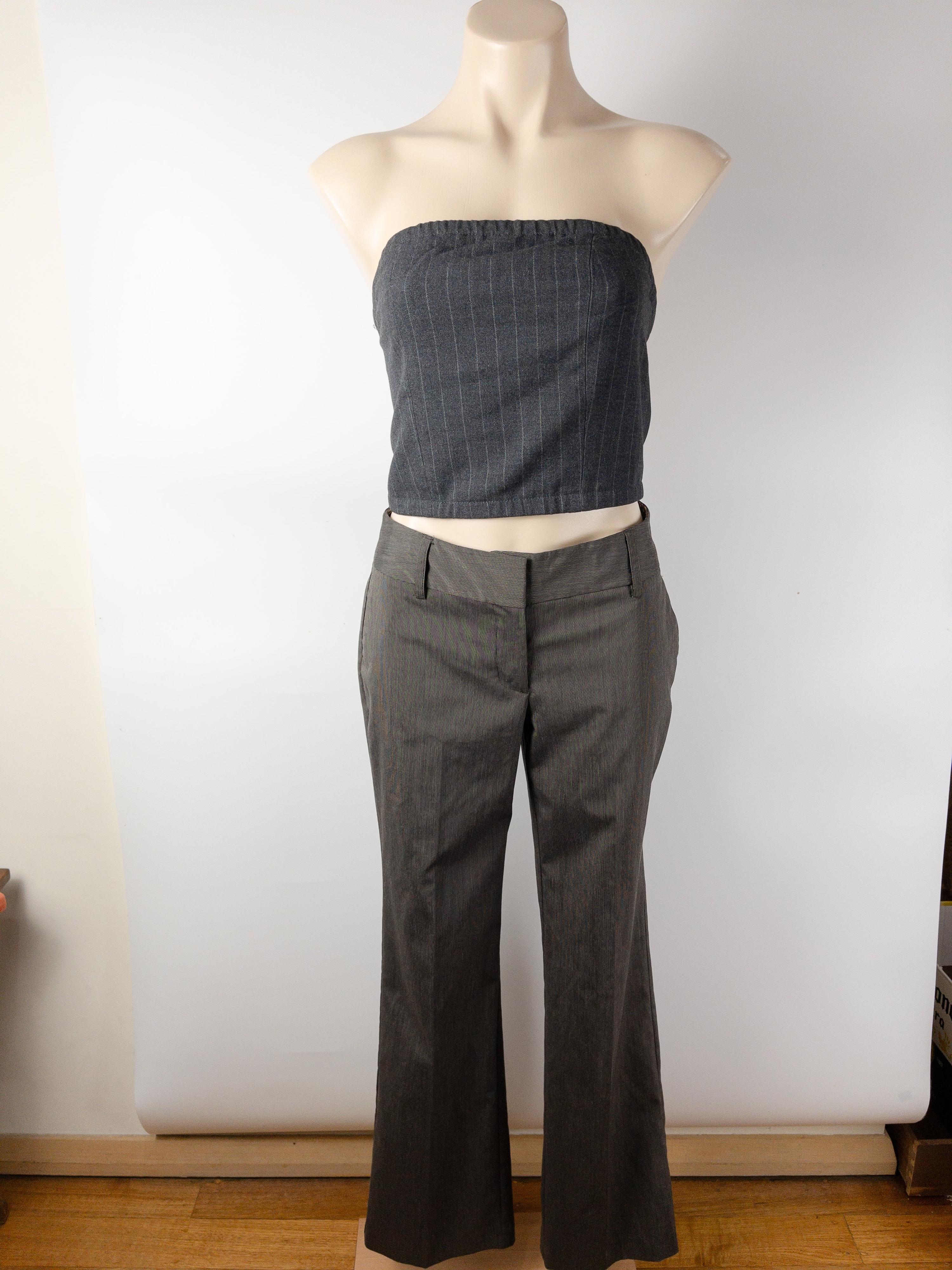 VENDERBYS Grey Bustier Top S thumbnail 9