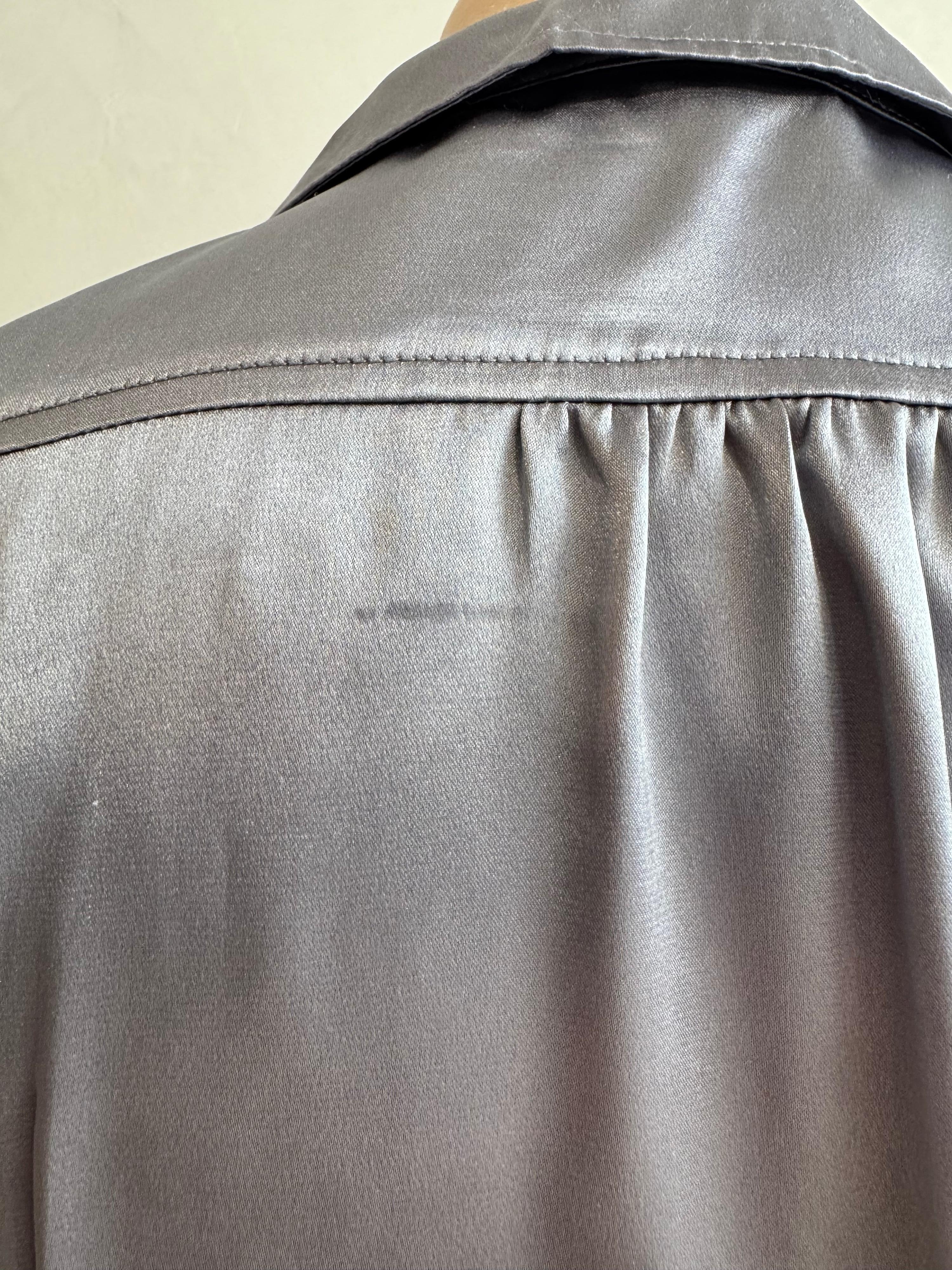 Hot Options Silver Satin Top - size 12 thumbnail 10