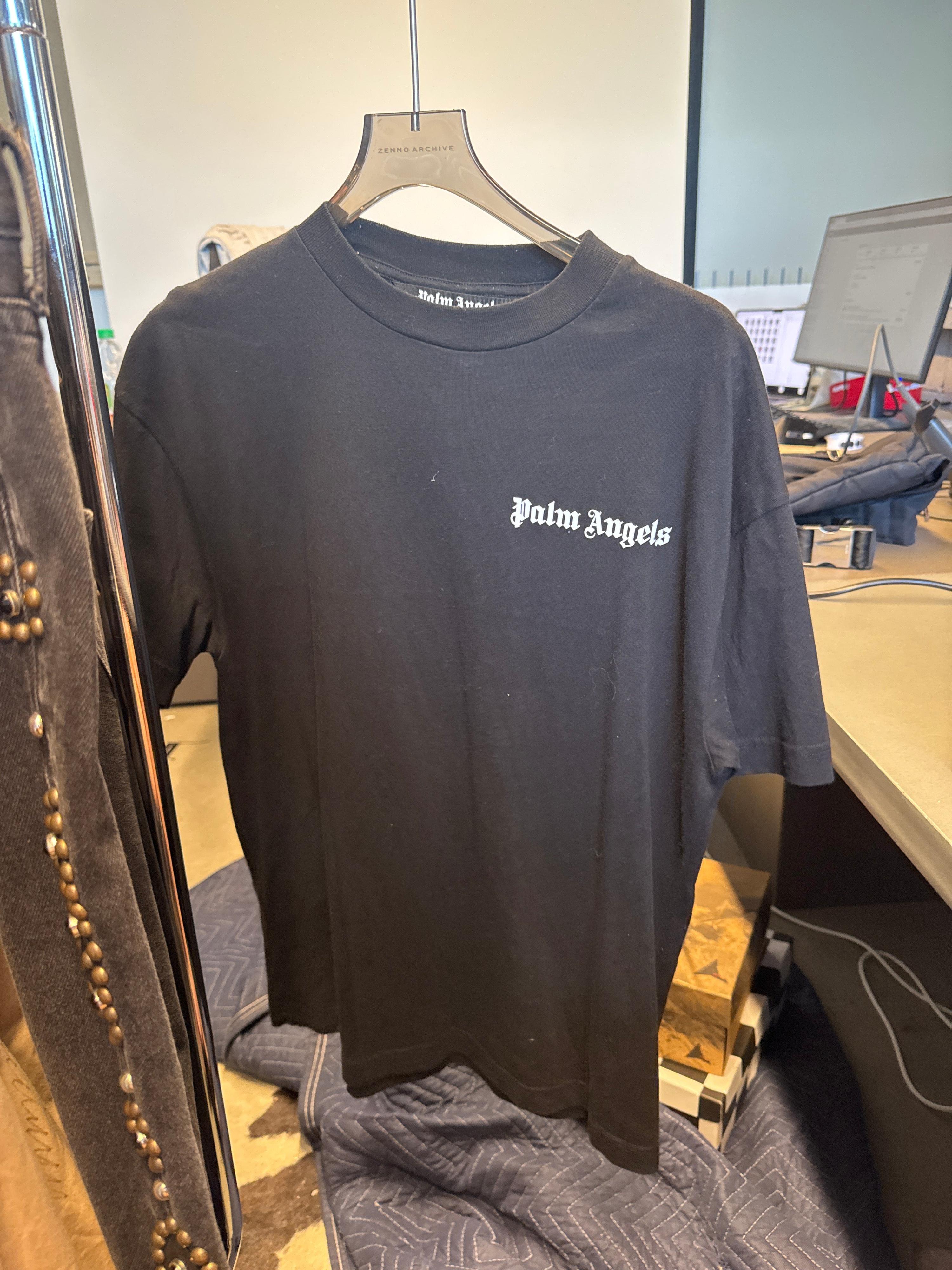 Palm Angels Pocket Logo T-Shirt Black (Size L)