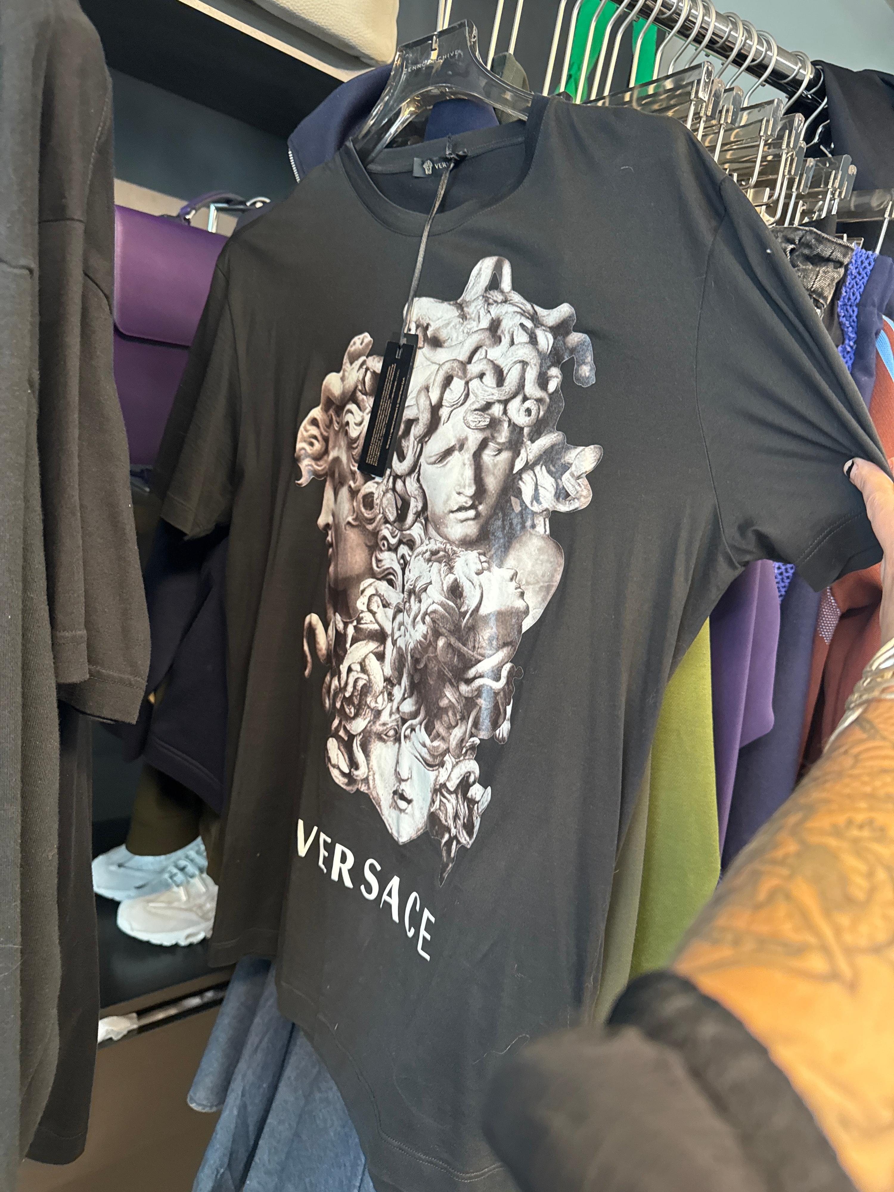 Versace Medusa Head Graphic T-Shirt Black (Size XS)