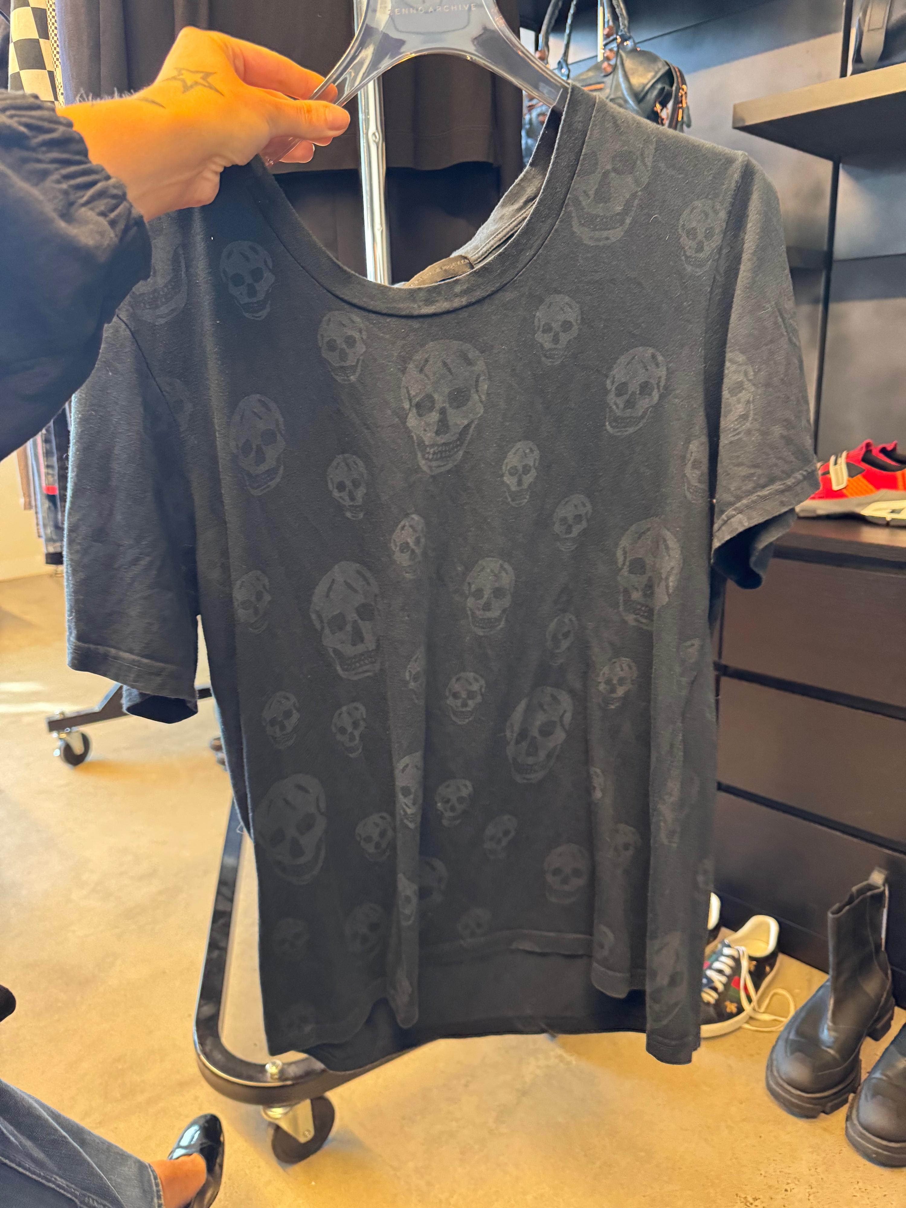 Alexander McQueen Graphic Skull T-Shirt Black (Size M)