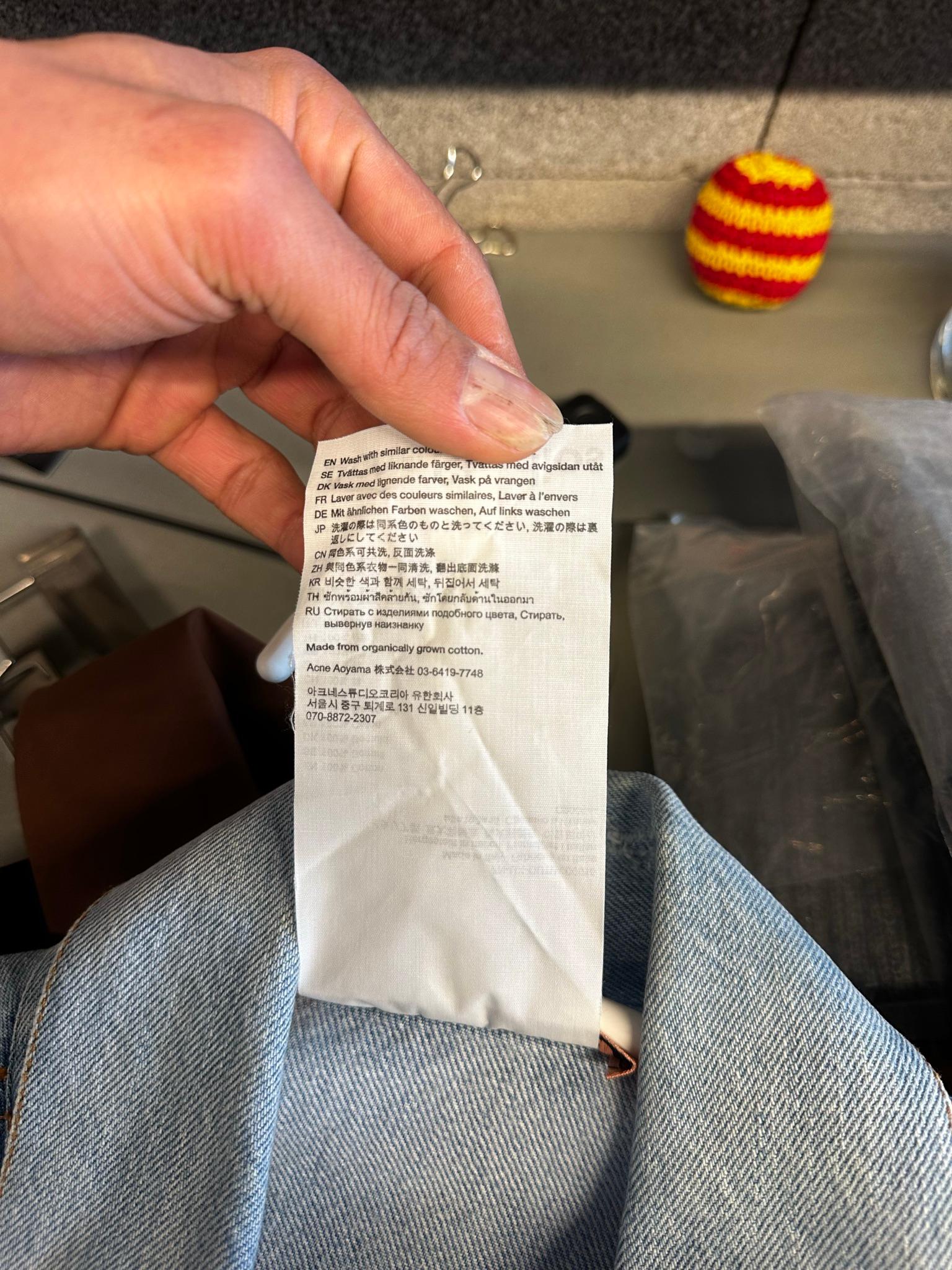 Acne Studios Oversized Denim Jacket Light Blue (Size XXS) thumbnail 3