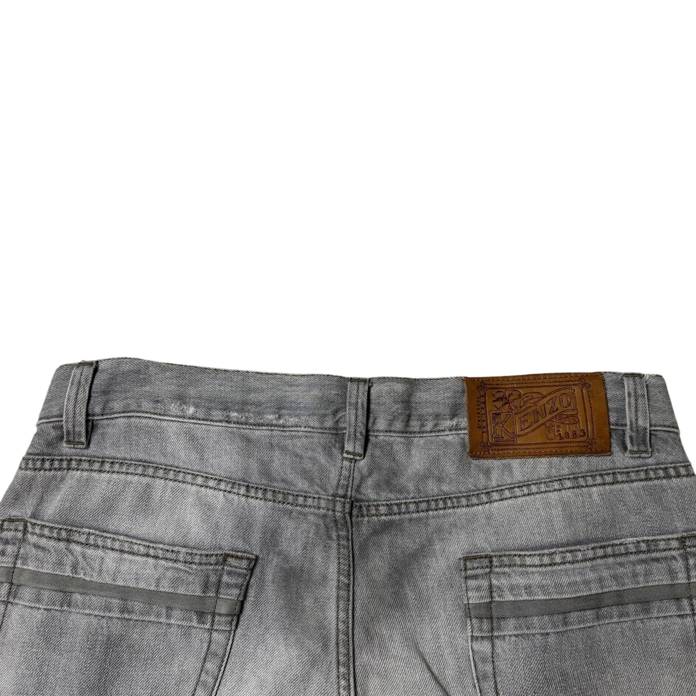 Kenzo Paris Easy Cut Patchwork Washed Jeans (Size 34”) thumbnail 7