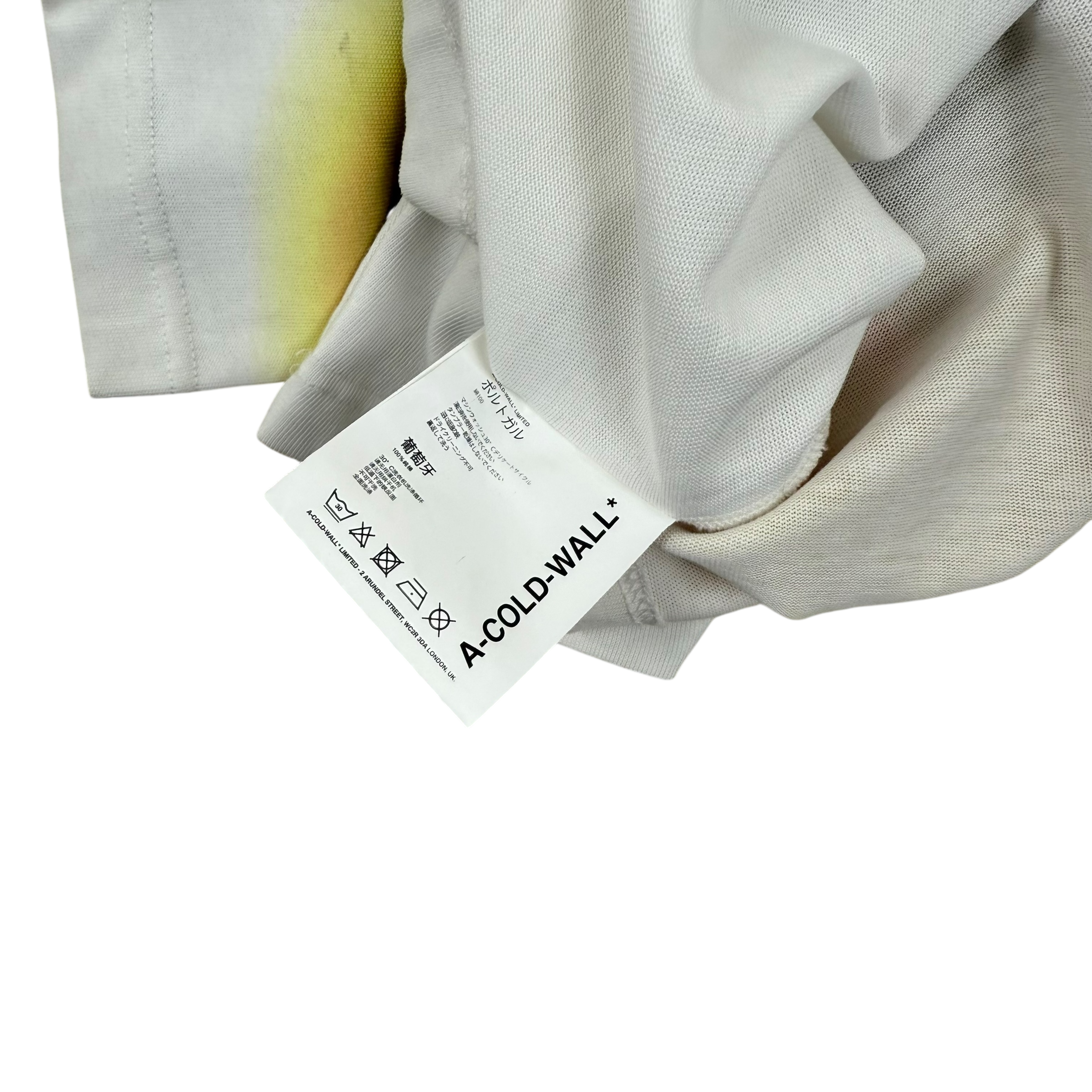 A-COLD-WALL* (ACW) Hypergraphic T-Shirt White (Fits M-L) thumbnail 7