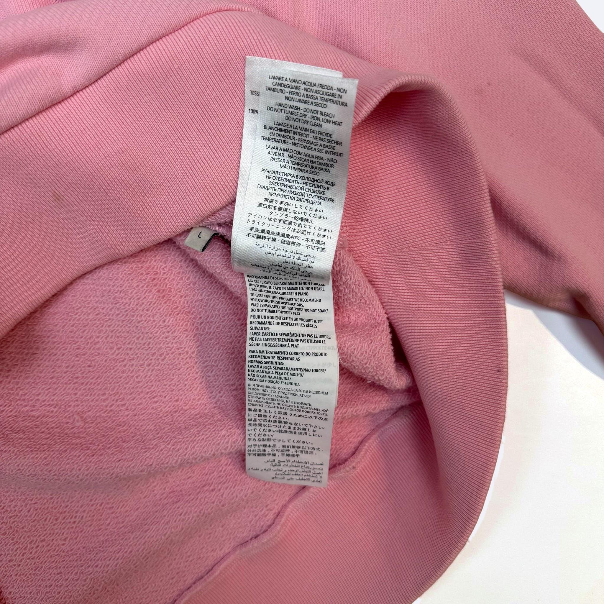 Gucci 2018 Chikae Ide Amor Caecus Sequin Hoodie Pink (Size L) thumbnail 5