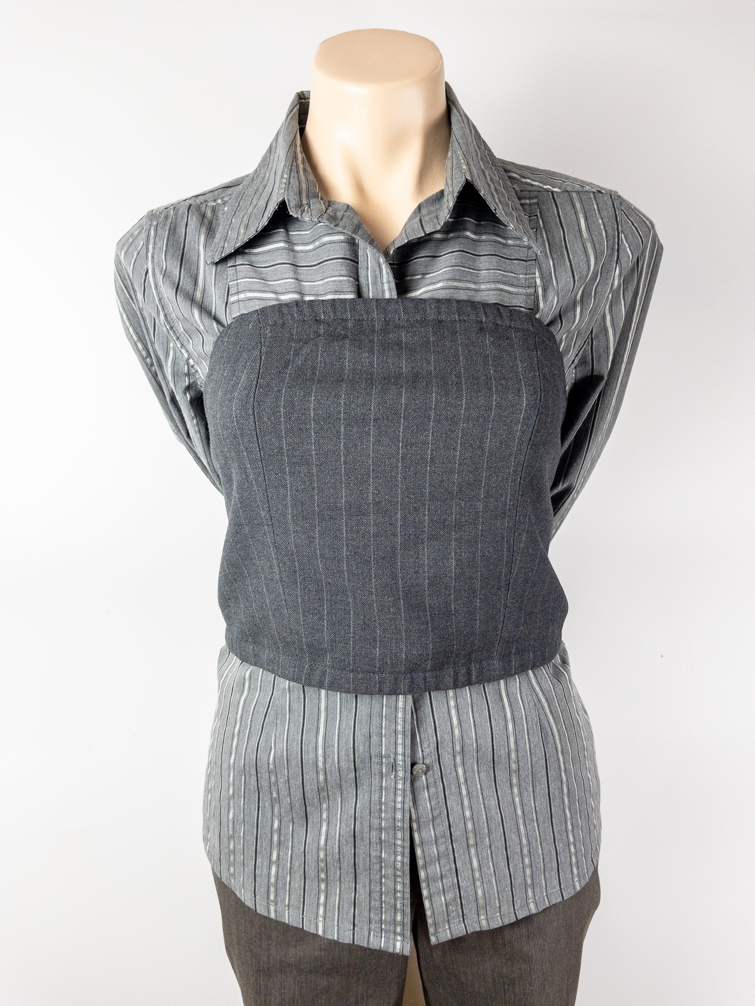 VENDERBYS Grey Bustier Top S thumbnail 8