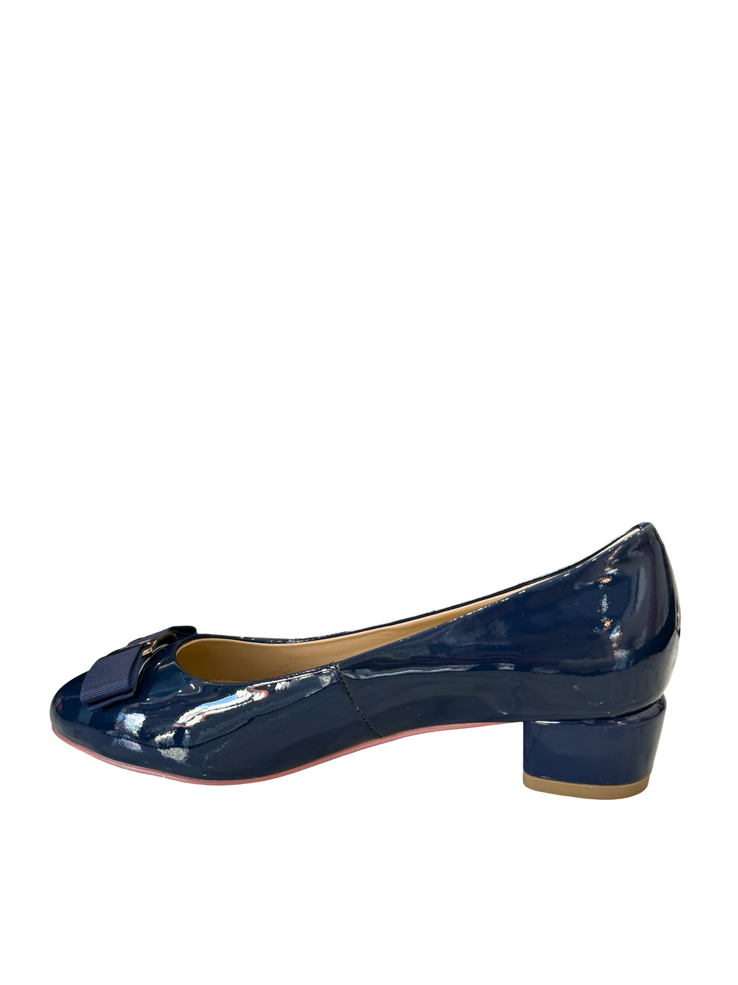 Ferragamo Navy Patent Pump 40 WDB thumbnail 3