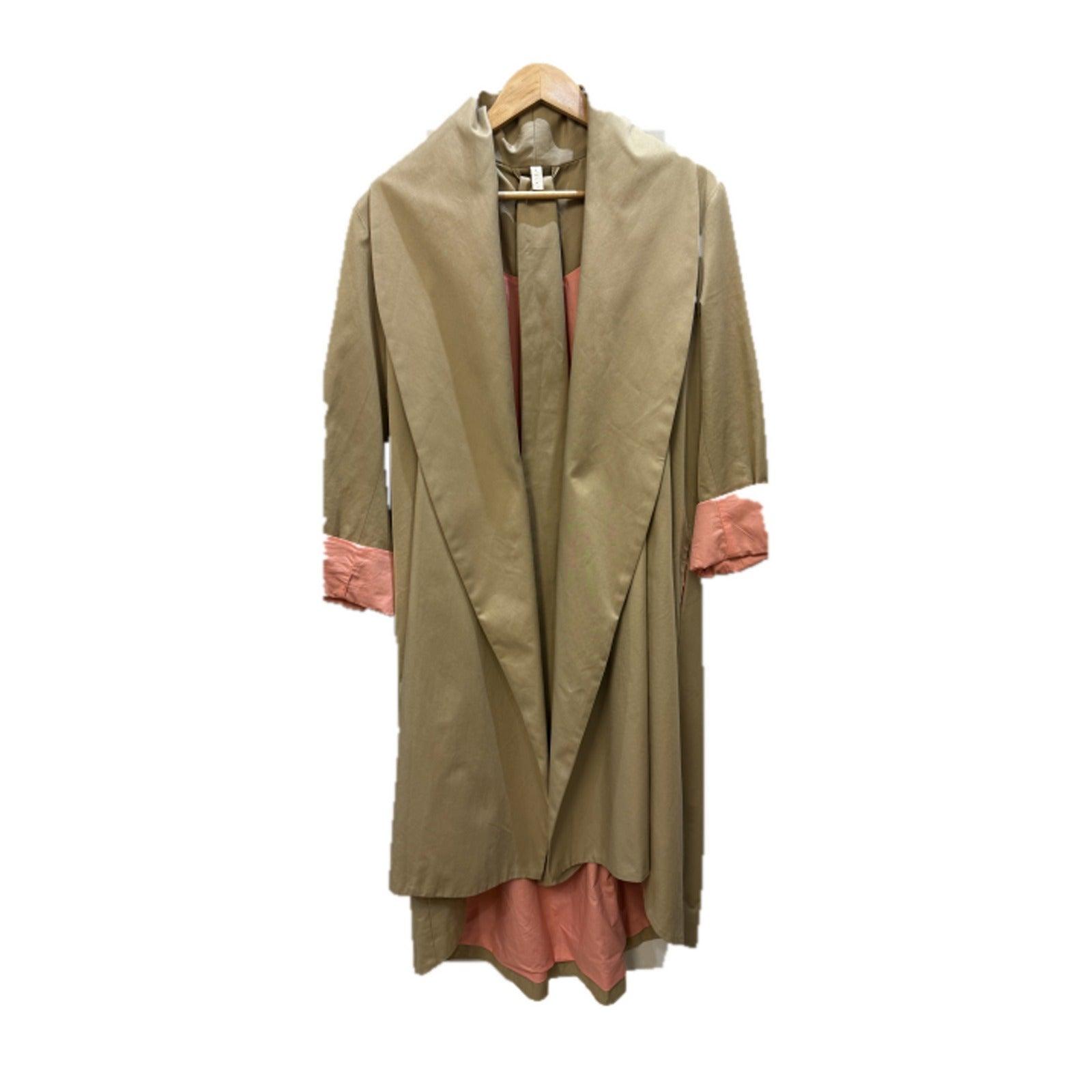 The Flat Iron Label Khaki Long Coat 4