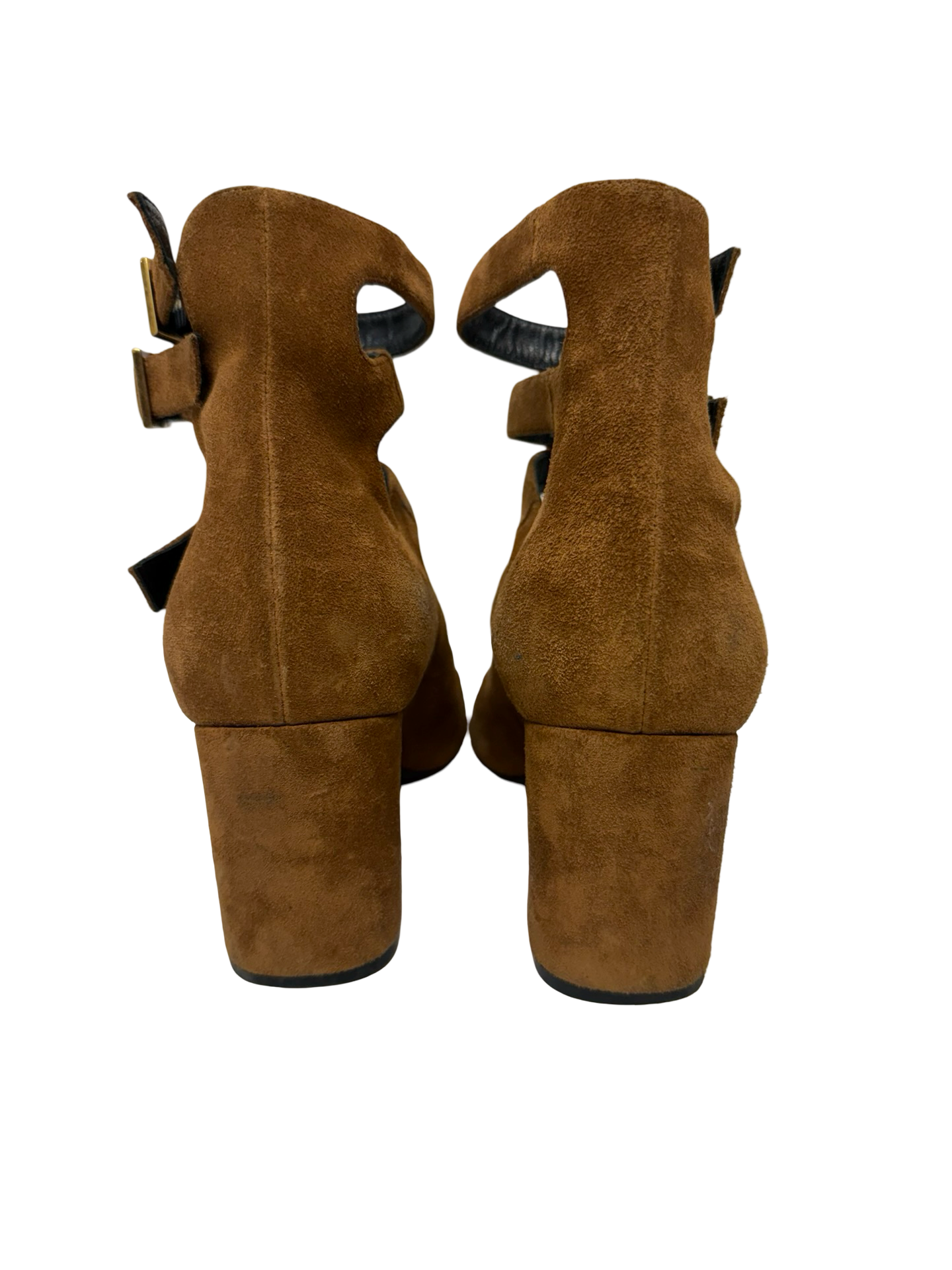 Yves Saint Laurent Tan Suede Sandals 36.5 thumbnail 4