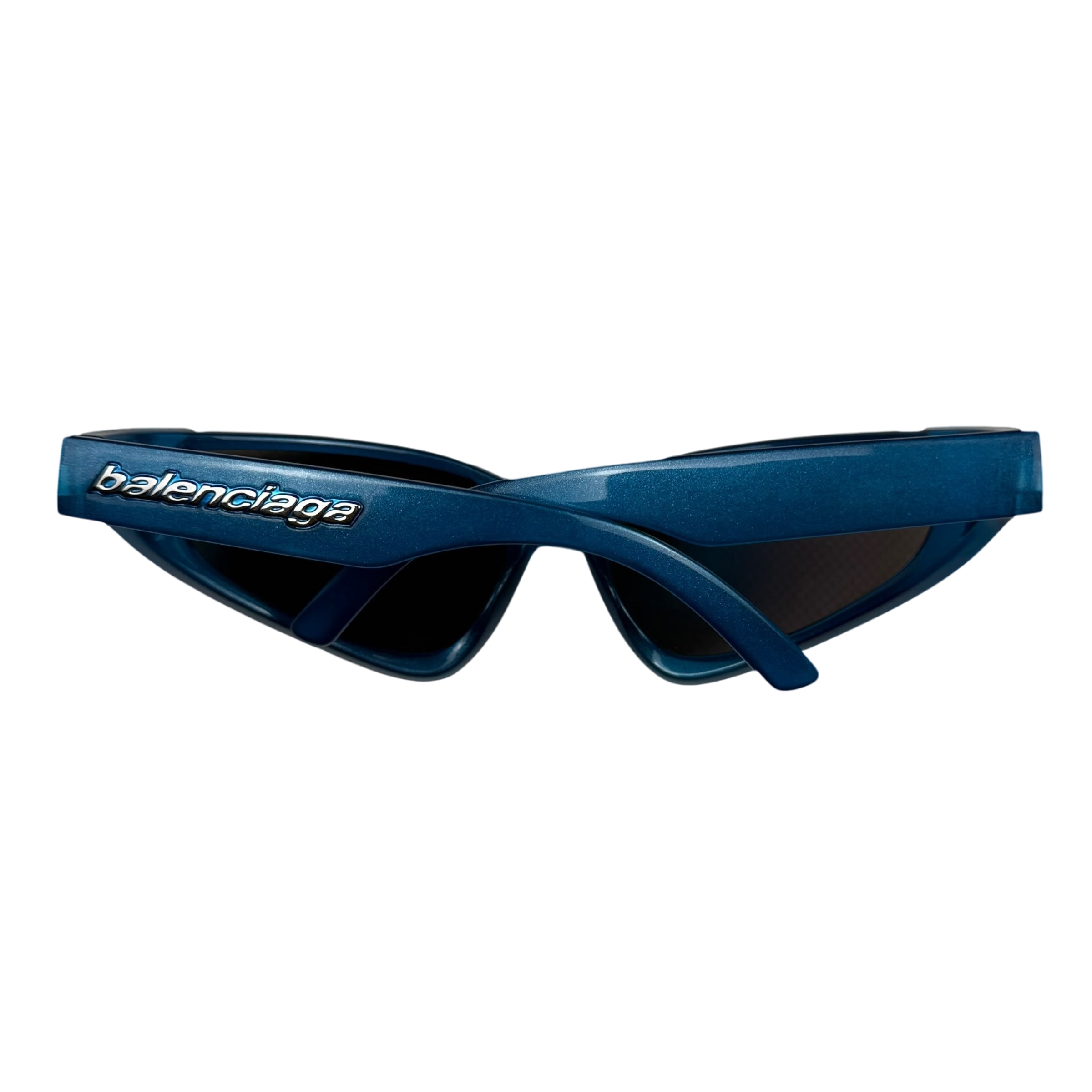 Balenciaga Xpander Cat-Eye Frame Sunglasses Light Blue thumbnail 4