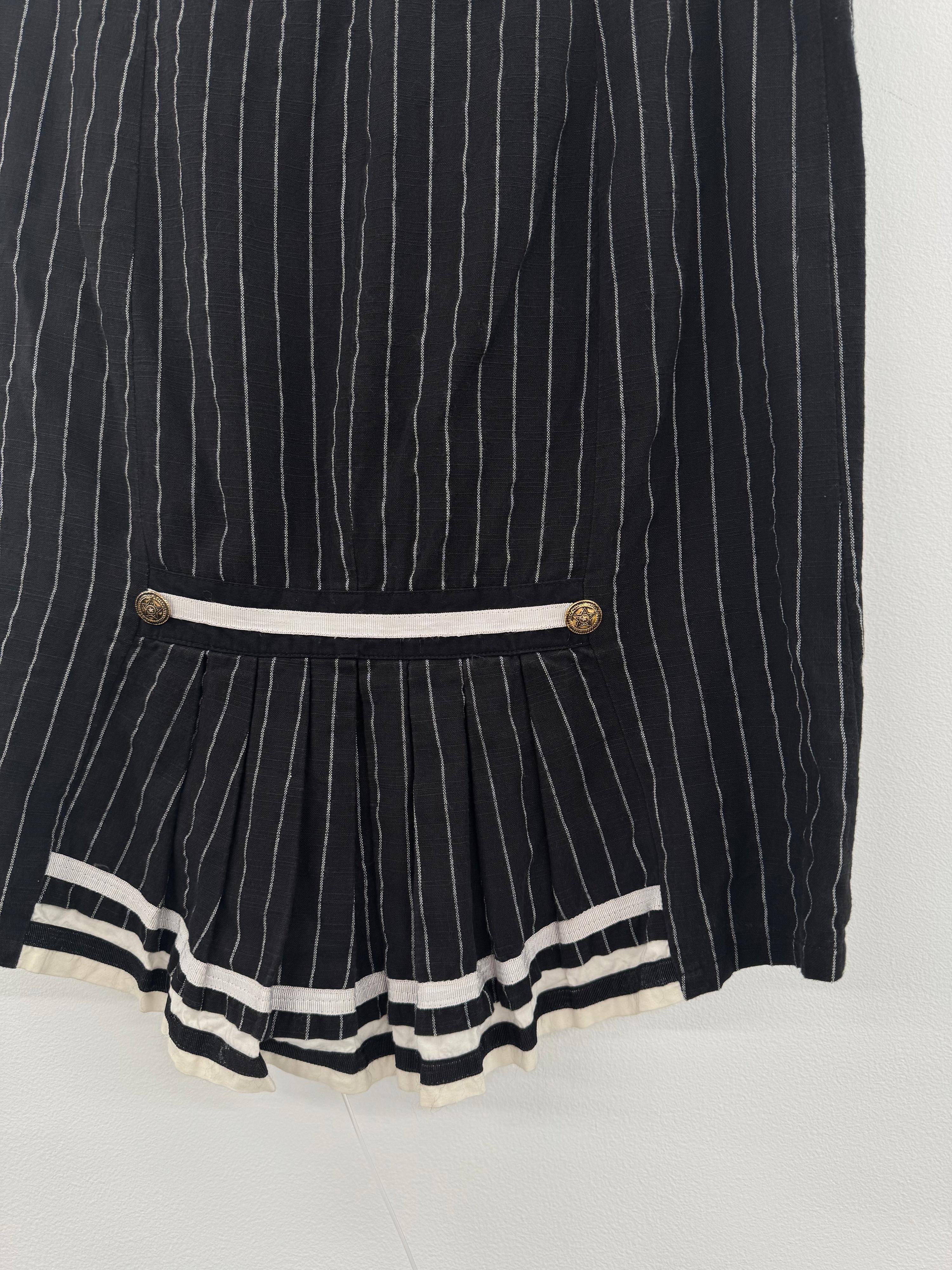 Peace Angels Striped Skirt - Size S thumbnail 4