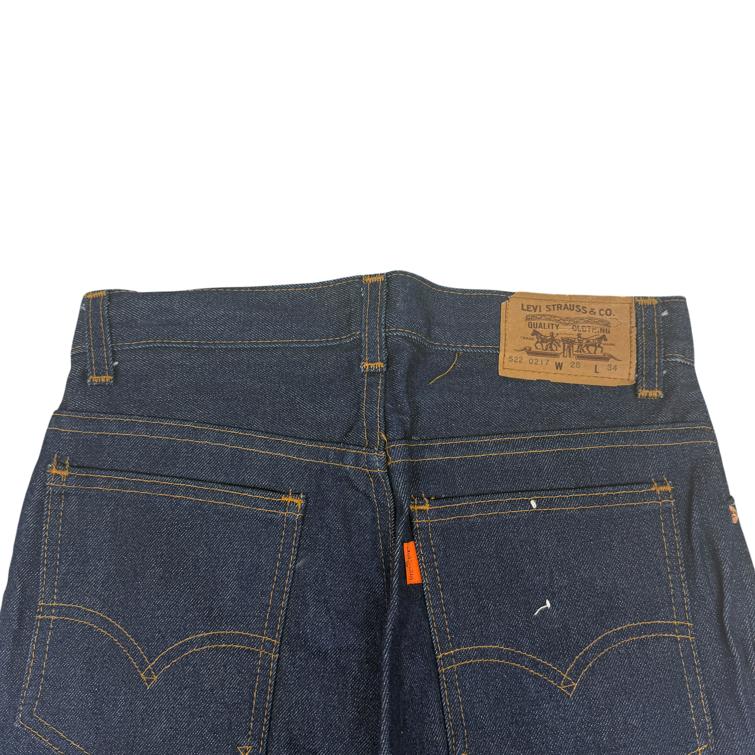 Levi’s 1970s Orange Tab Flared Jeans Indigo (Made in N.Z.) (Size 28”) thumbnail 4