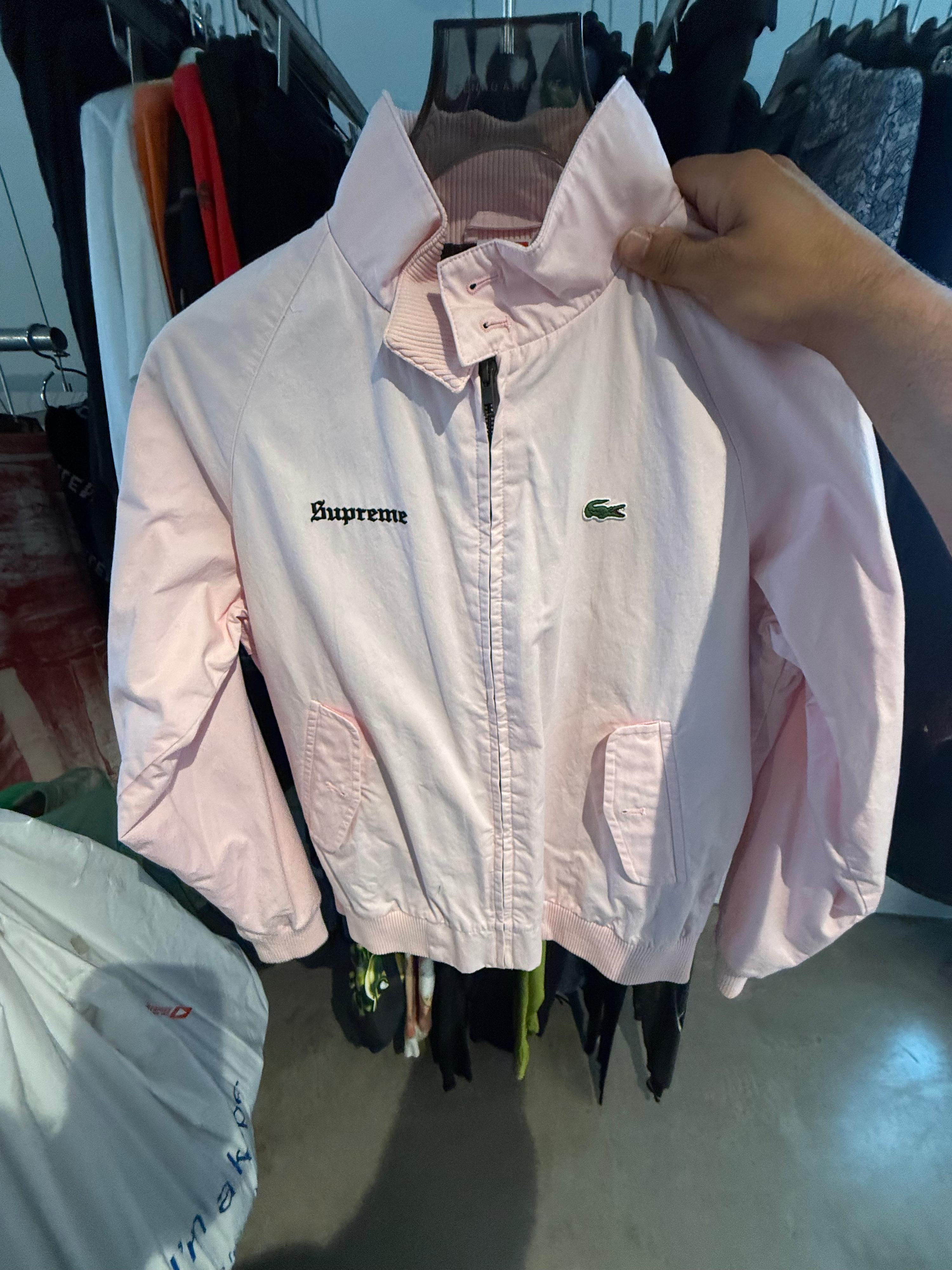 Supreme x Lacoste SS17 Harrington Jacket Pink (Size S)