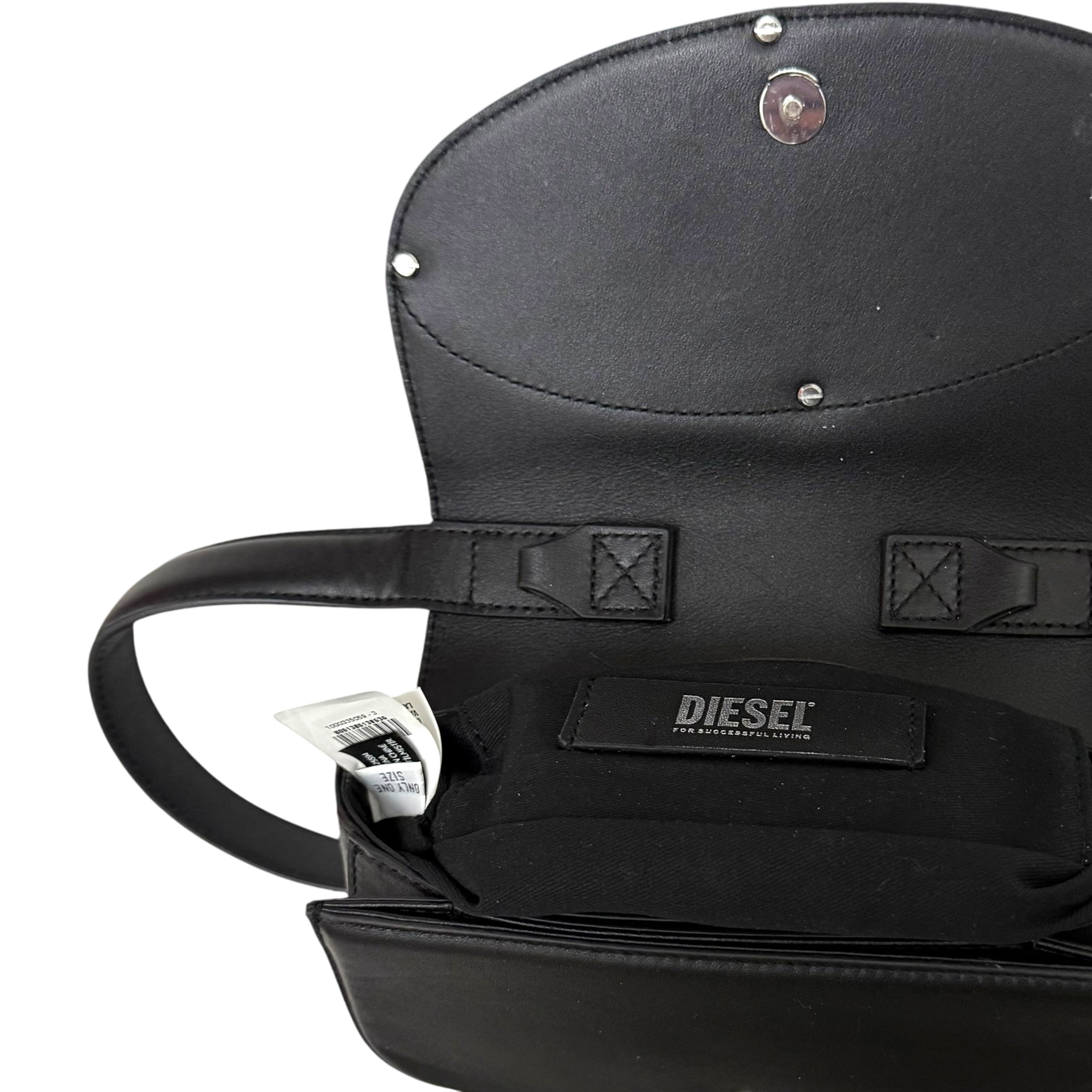 Diesel 1DR Womens Shoulder Bag Black thumbnail 7