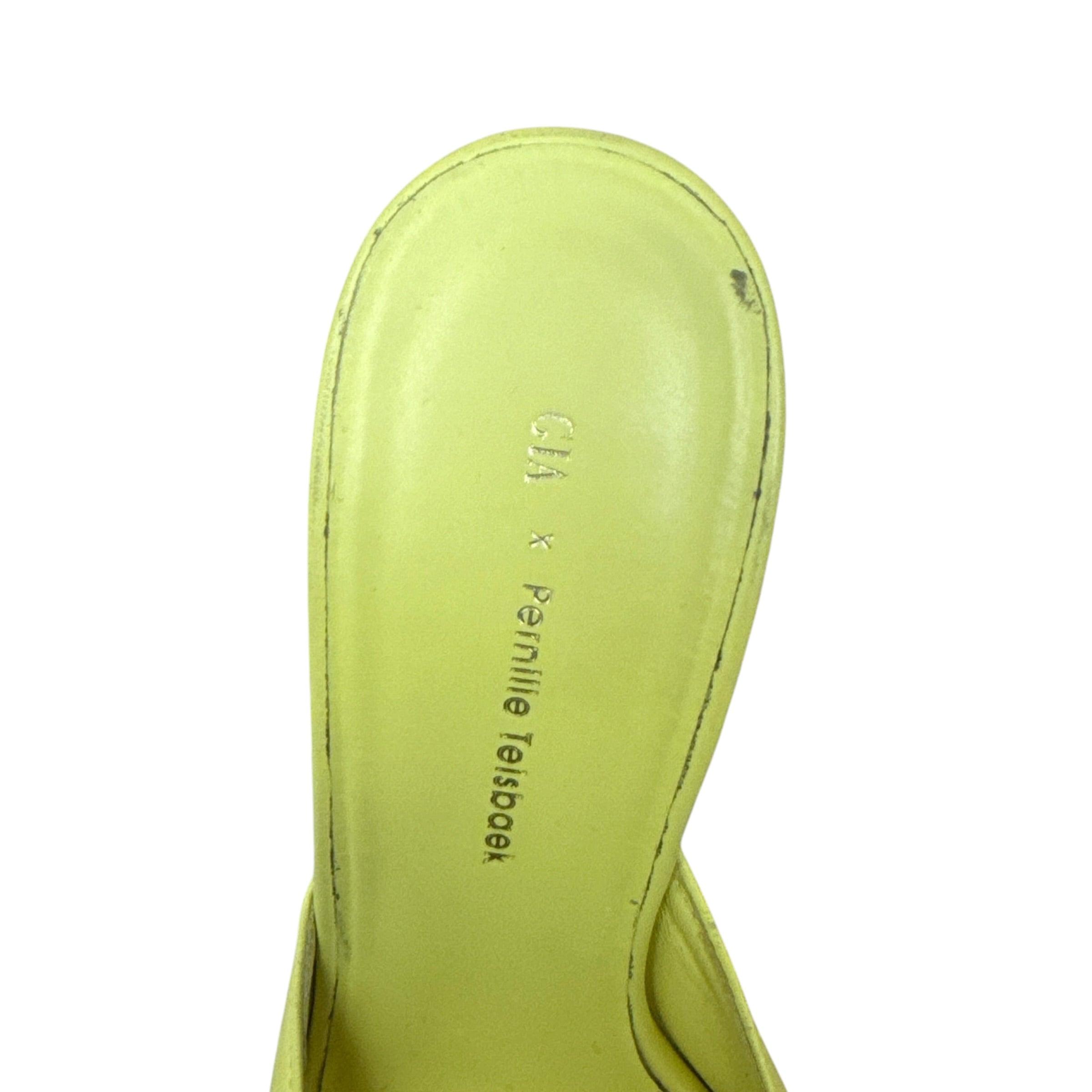 Gia Borghini Perni 04 Mules Yellow (Size EU39) thumbnail 4