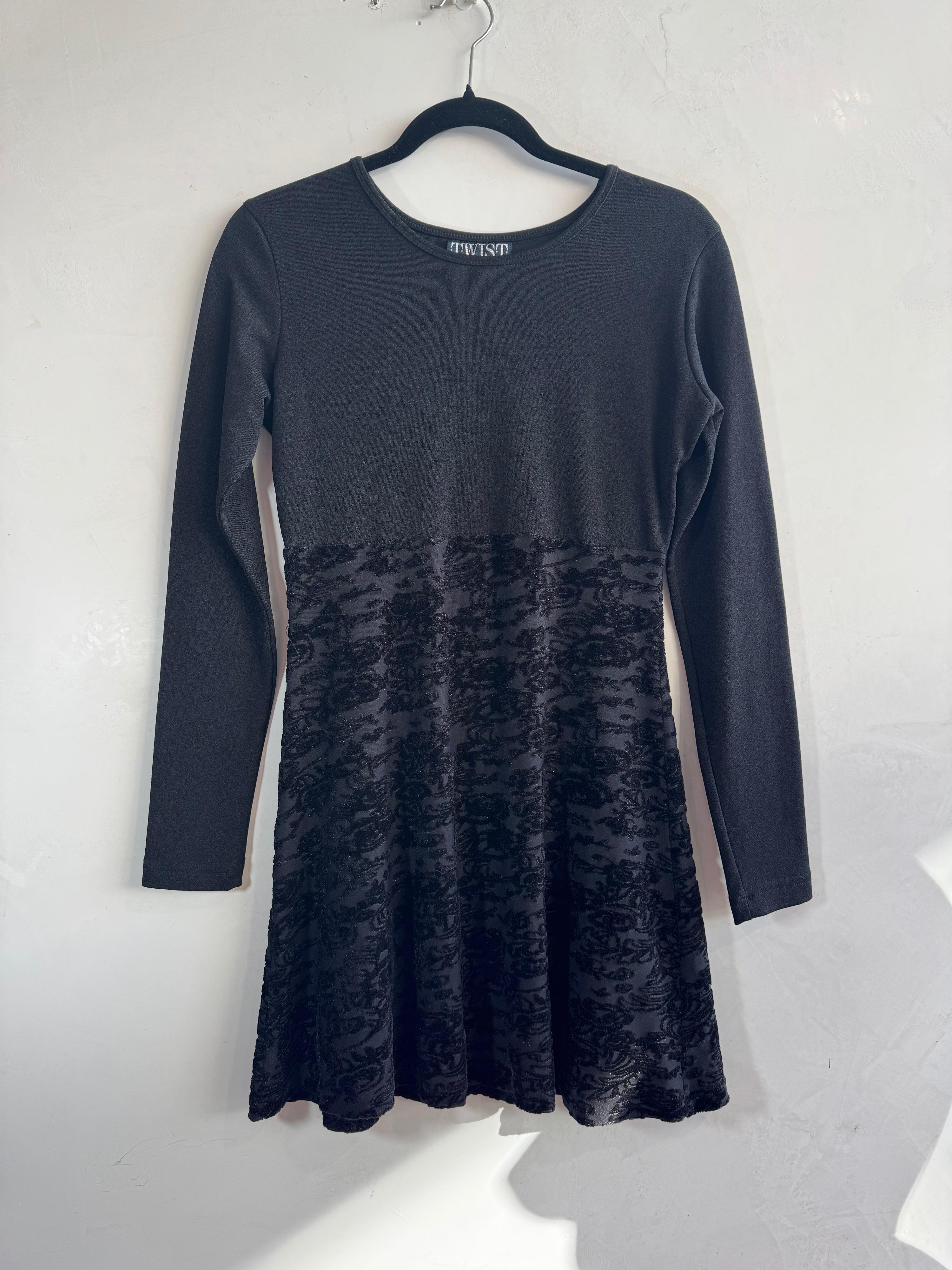Vintage Twist little black dress - size s