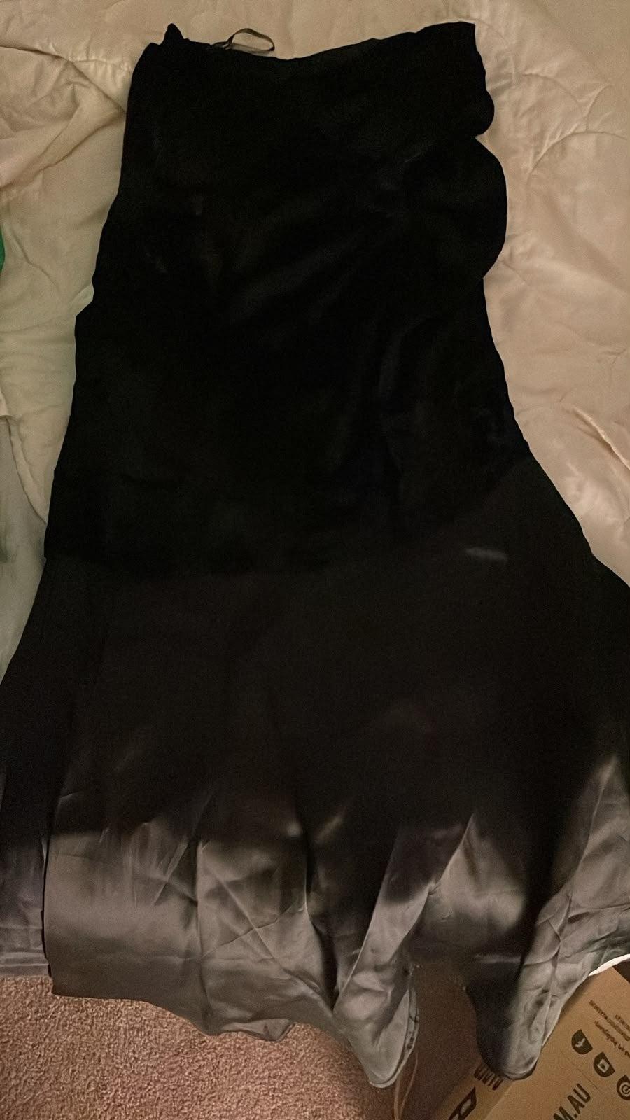 Greyhound Black Velvet & Tulle & Silk Skirt 27