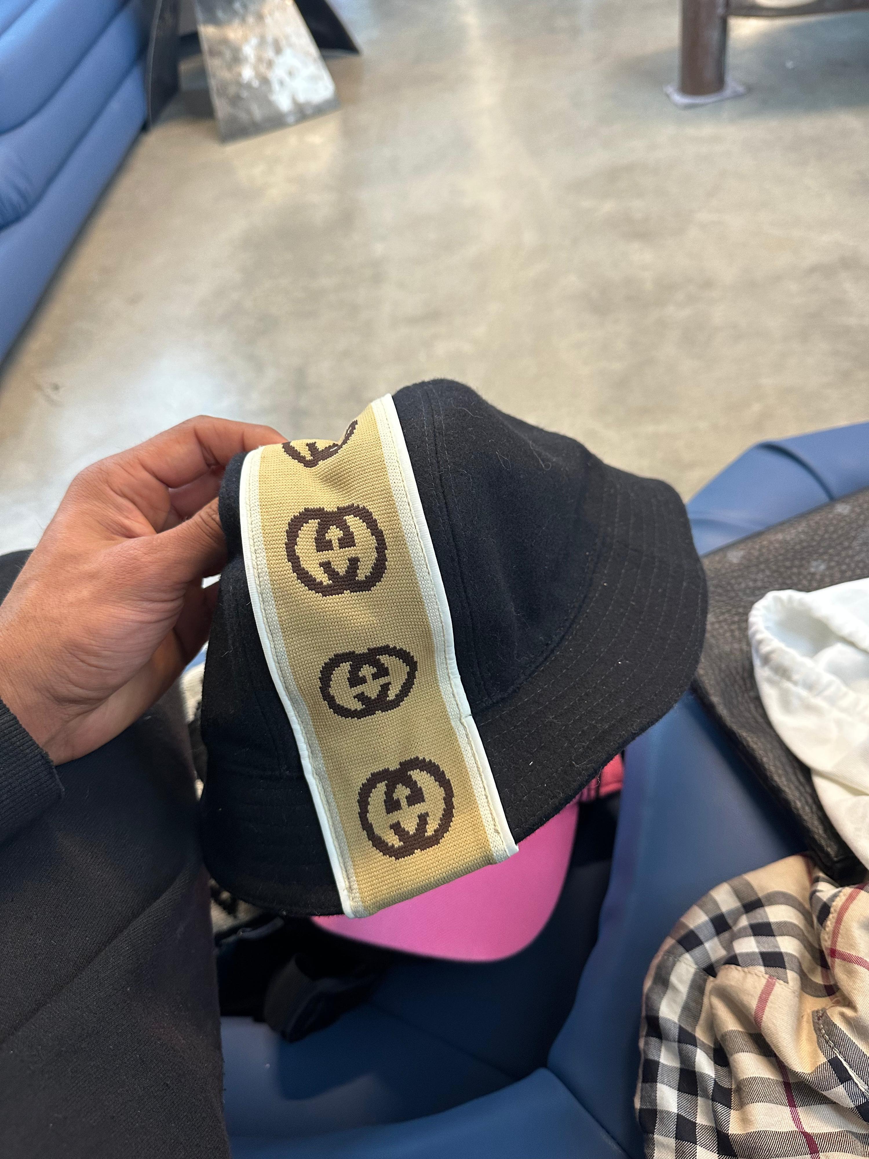 Gucci GG Wool Bucket Hat Black (Size L)