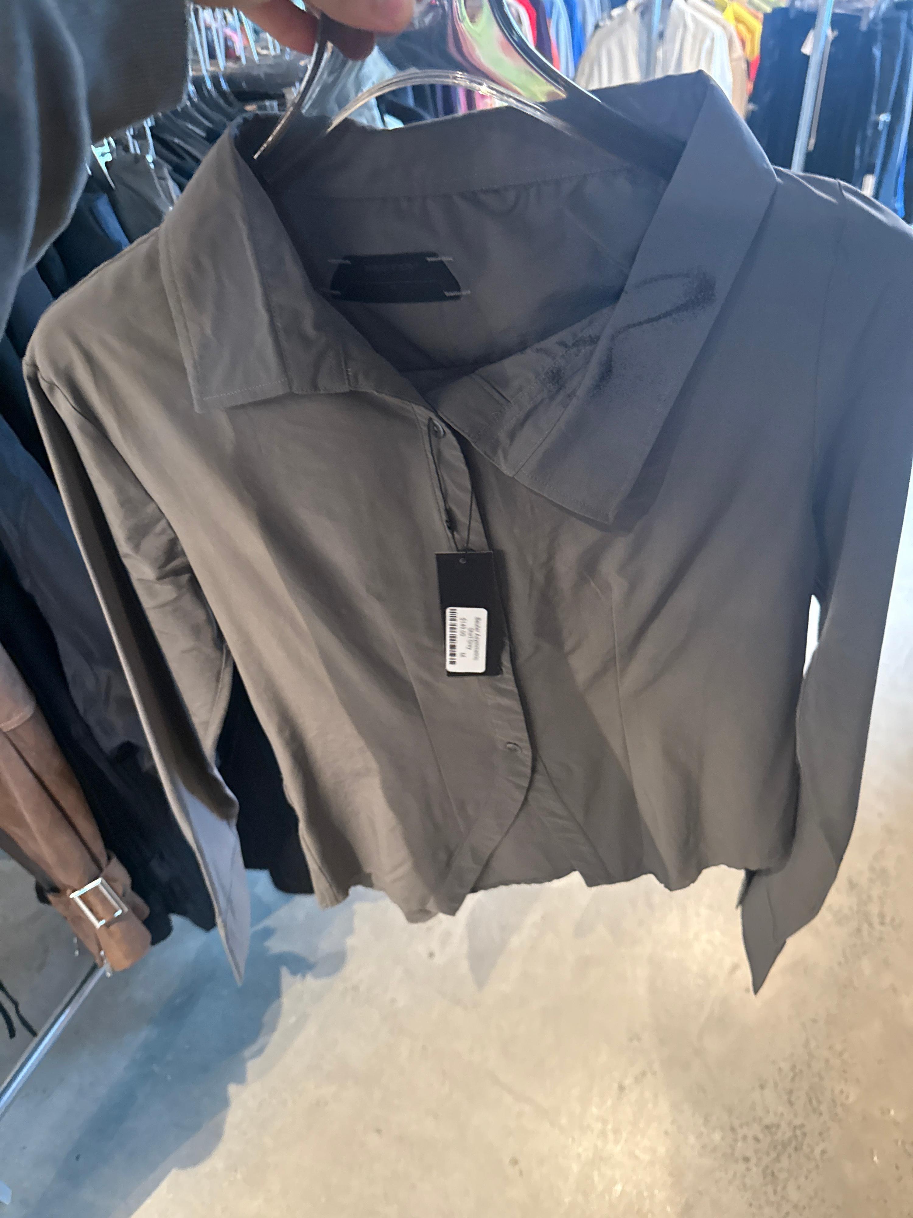Beuter Asymmetric Shirt Grey