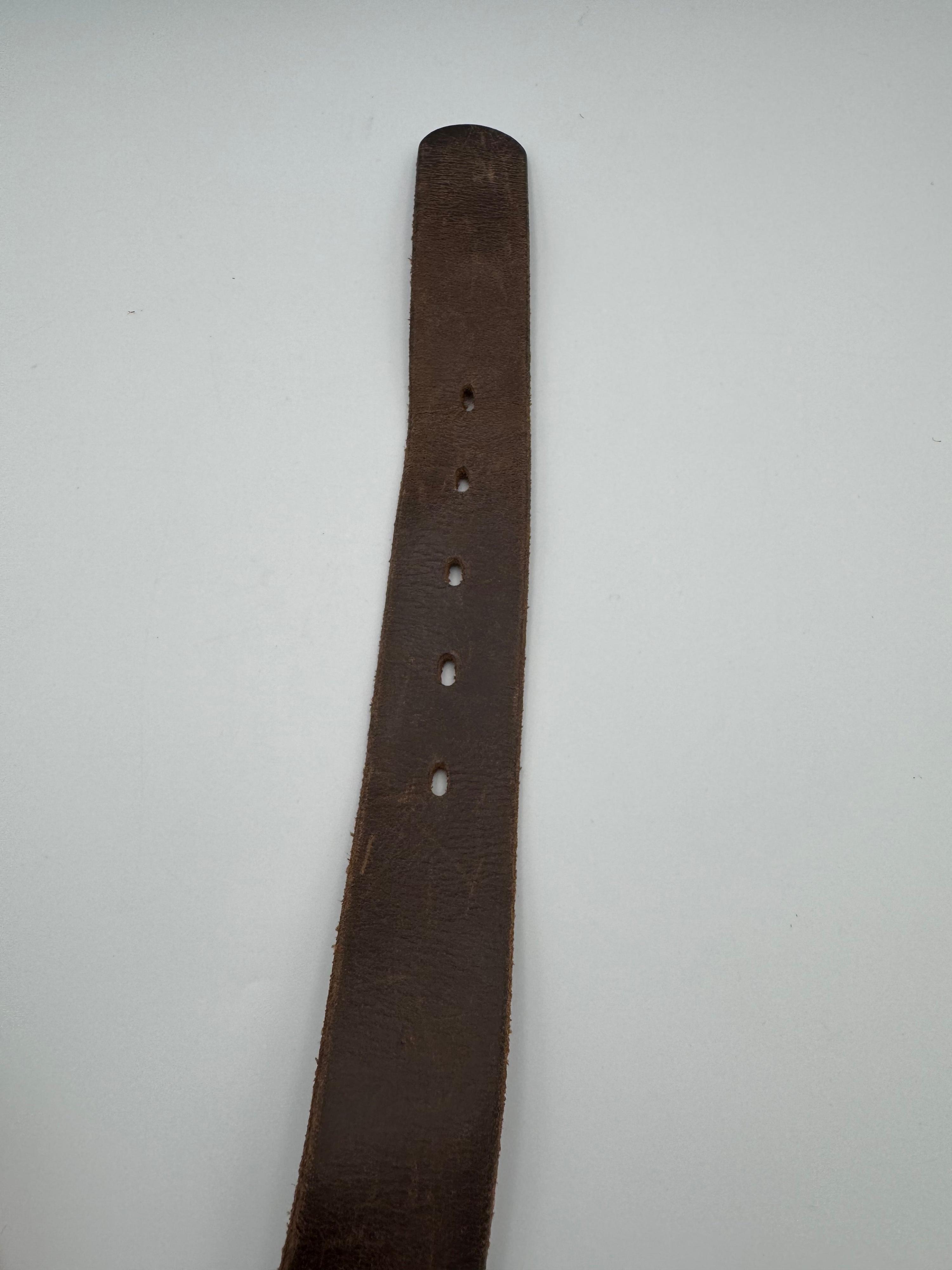 Just Jeans brown leather belt - size L thumbnail 10