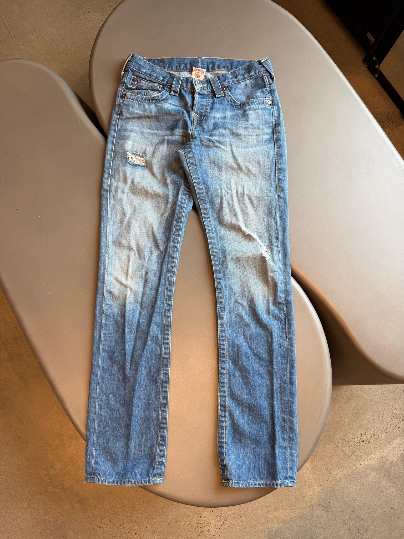 True Religion World Tour Section Jordan Jeans Blue (Size 27)